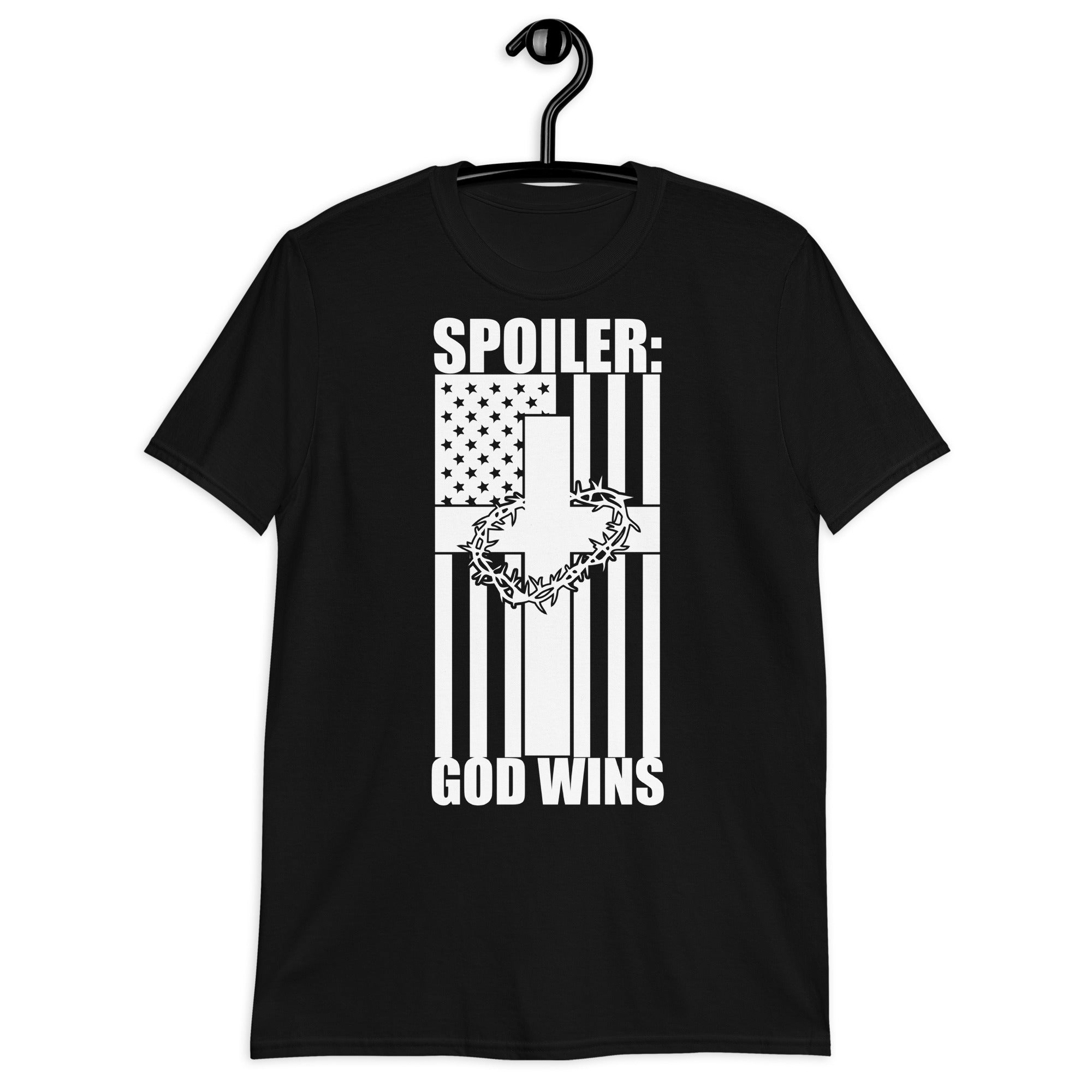 Spoiler God Wins T Shirt, Jesus Christian Shirt, Religious TShirt, Cross Shirt, Faith Shirt, Grace Shirt, Church Shirt, Funny Christian Gift - Madeinsea©