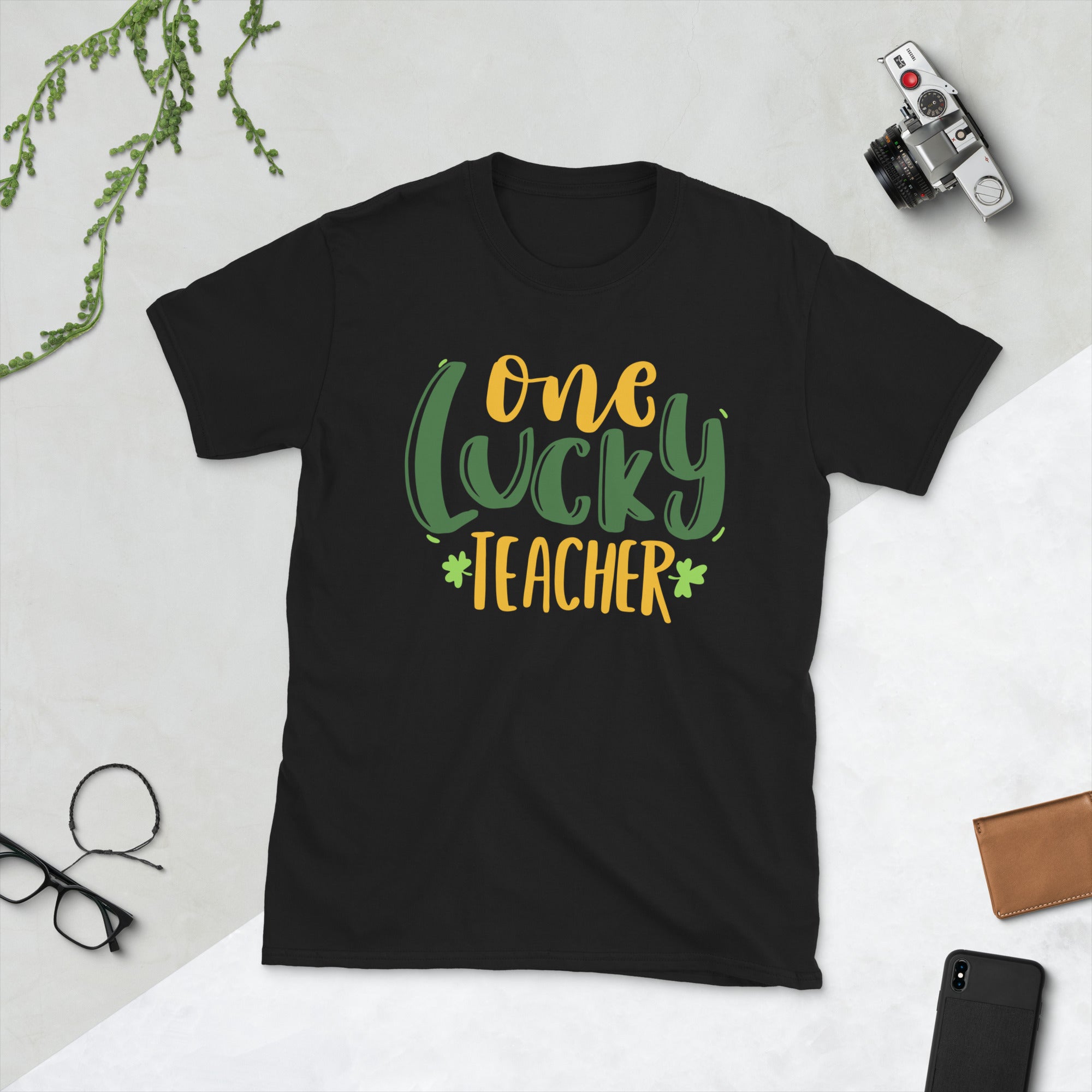 One Lucky Teacher Shirt, St Patricks Day Teacher Shirt,Lucky TShirt, St. Patricks Gifts, Shamrock Shirt, St. Patty's Shirt,Teacher Shirts - Madeinsea©