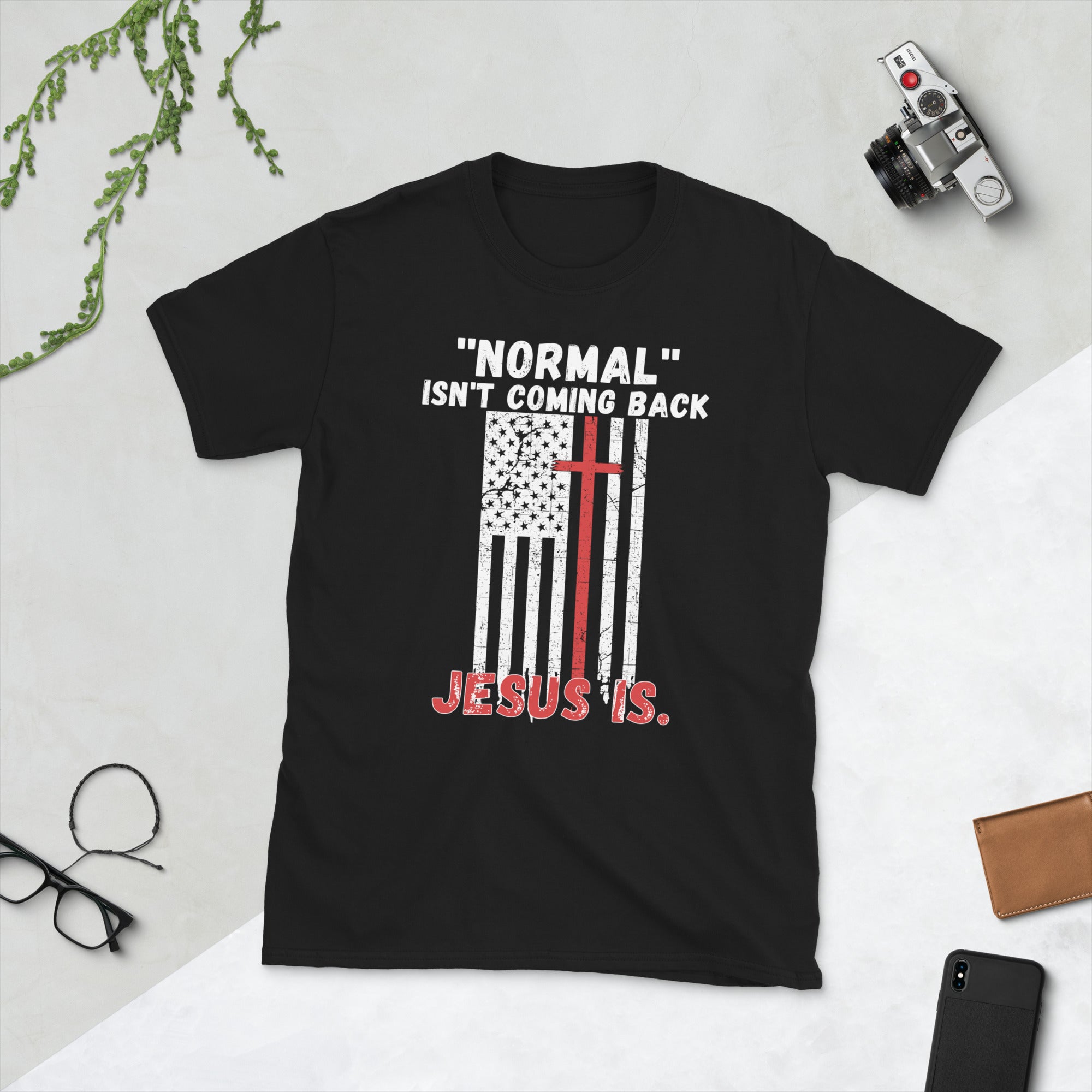 Normal Isn't Coming Back Jesus Is Shirt, Revelation 14 Shirt, American Patriot Tshirt, Inspirational Shirt, Faith Shirt, Religious Gifts