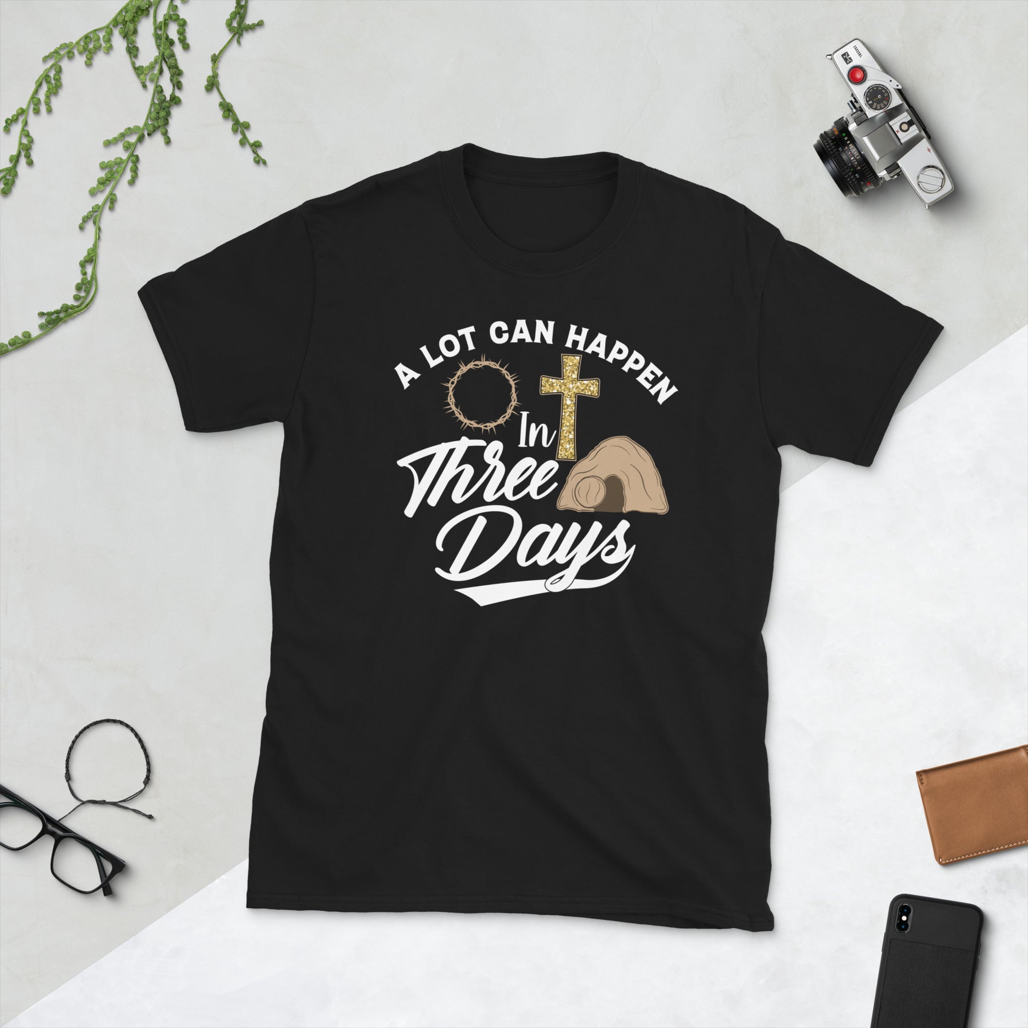 A Lot Can Happen In 3 Days Shirt,Christian Easter Shirt,Easter Shirt,Funny Easter Gift,Jesus Easter Shirt,He is Risen Shirt,Resurrection Tee