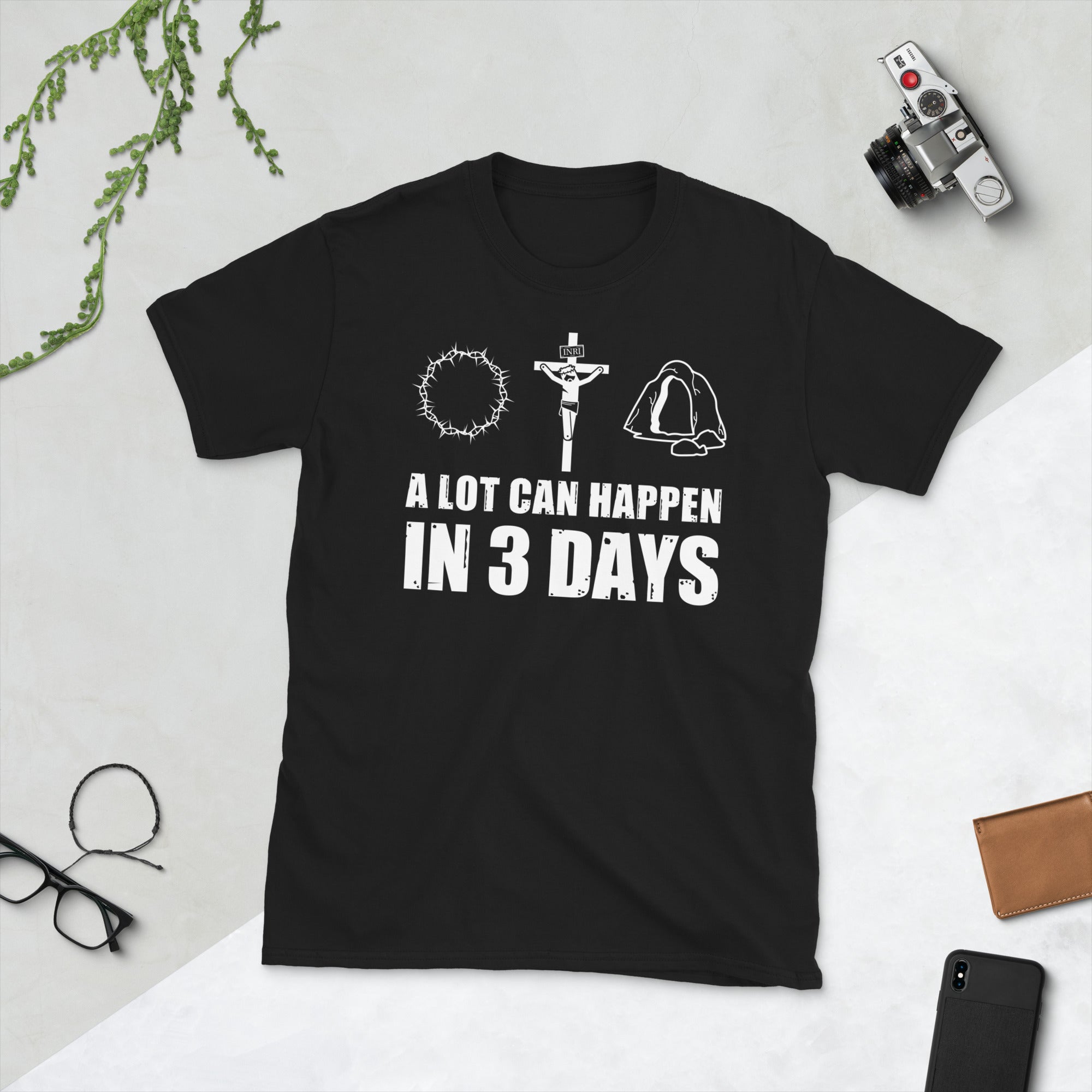 A Lot Can Happen in 3 Days Shirt, Easter Shirt, Jesus Shirt, Shirts for Easter, Easter Gift, Jesus Easter Shirt, He is Risen Shirt
