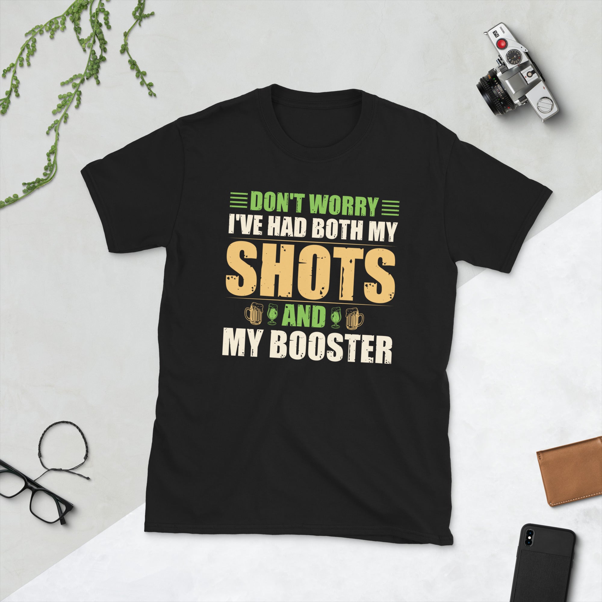 Don't Worry I've Had Both Of My Shots And Booster TShirt, Funny Vaccination Gifts, Funny Vaccination Tequila Shirt, Booster Shot T Shirt