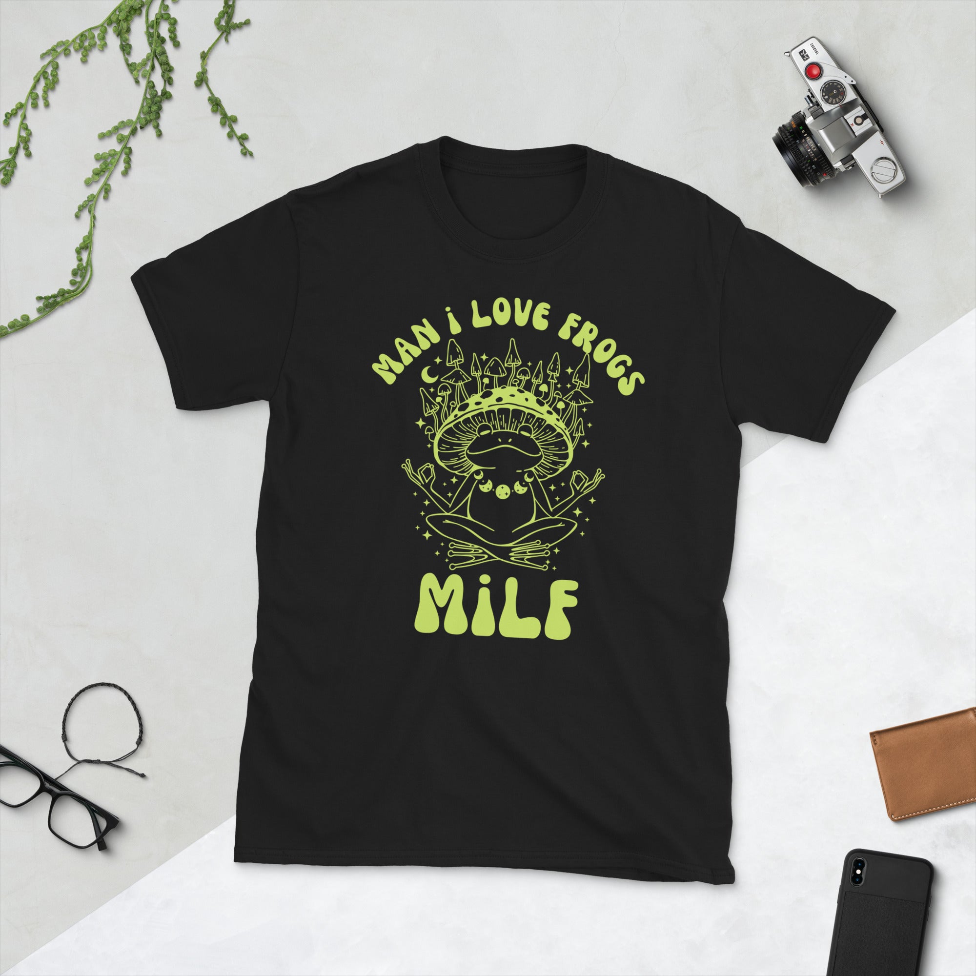 MILF Man I Love Frogs Funny Shirt, Goblincore Shirt, Cottagecore Shirt, Frogcore Shirt, Meditating Frog Tshirt, MILF Frogs Shirt, MILF Meme - Madeinsea©