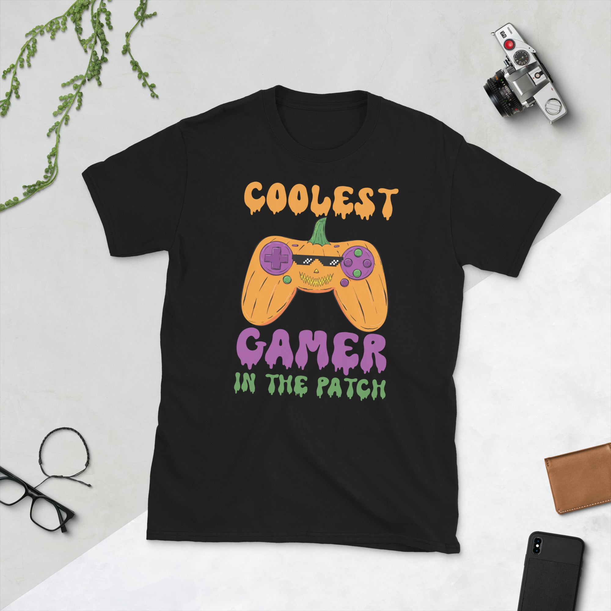 Coolest Gamer Pumpkin In The Patch, Funny Halloween Shirt, Happy Halloween Shirt, Trick or Treat Shirt, Halloween Gaming Gift, Gamer Shirt - Madeinsea©