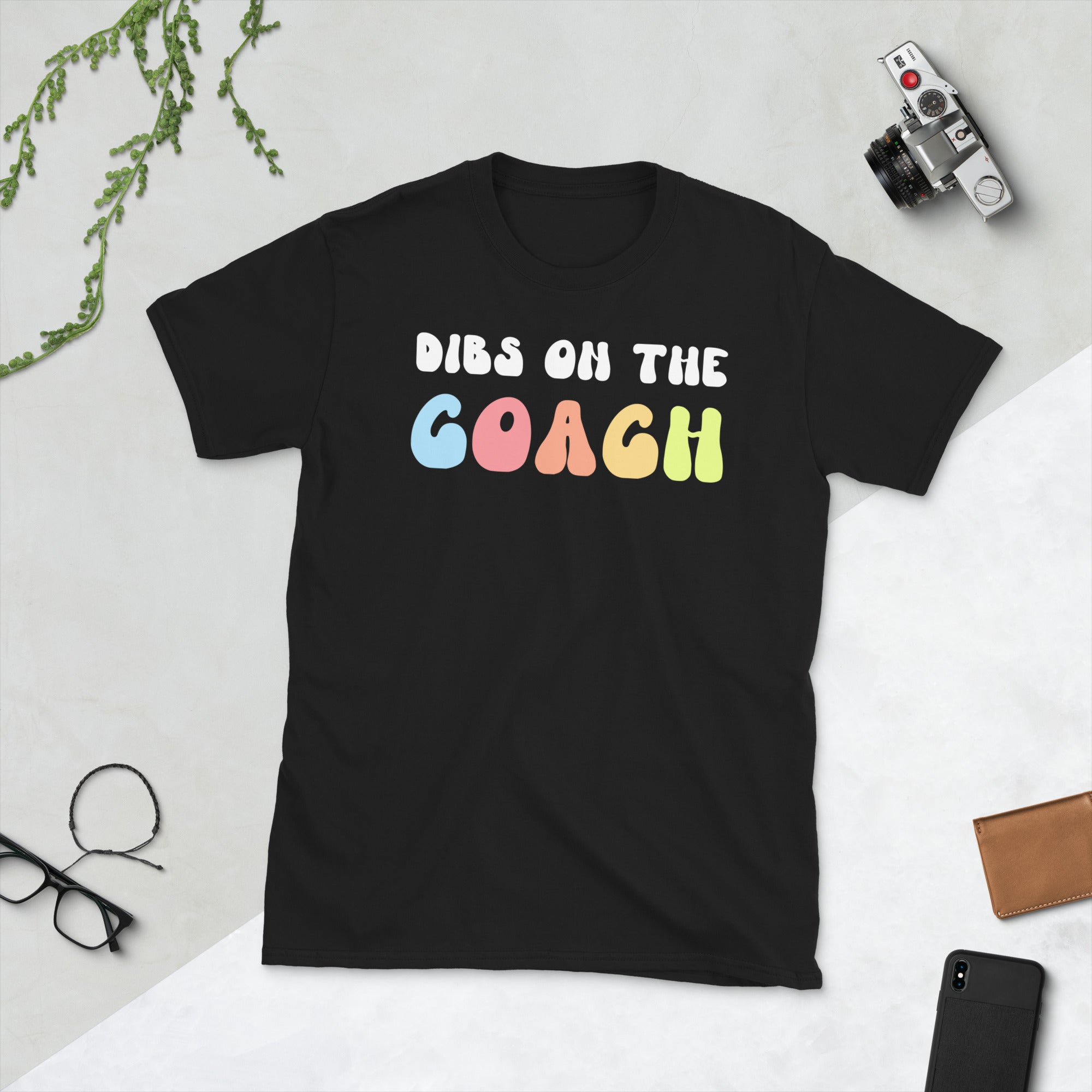 Dibs On The Coach Shirt, Football Mom Groovy Tshirt, Rugby Lover Tshirt, Coach's Wife Shirt, American Football Shirt, Funny Coach Gifts - Madeinsea©