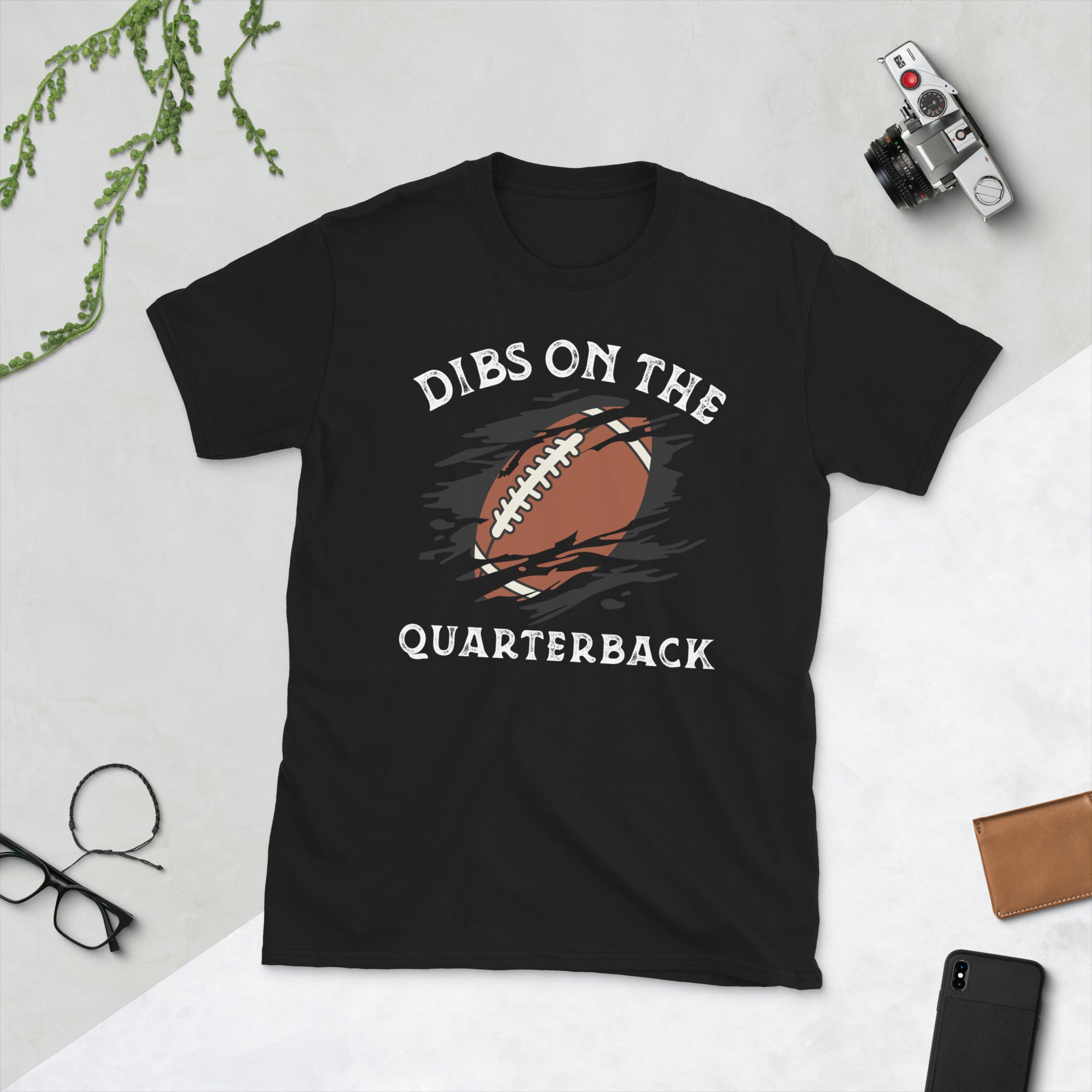 Dibs On The Quarterback, Football Wife Shirt, Football Wife Gifts, Football Girlfriend Shirt, Football Girlfriend Gift, Rugby Player Tshirt - Madeinsea©