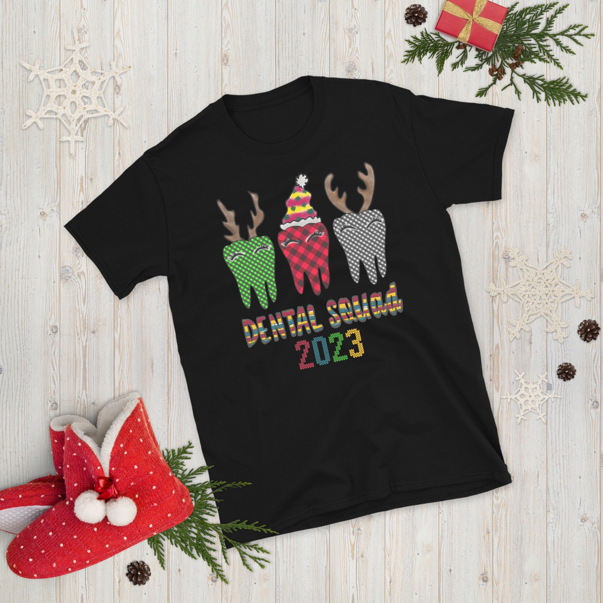 Dental Squad 2023 Christmas T-Shirt, Dentist Christmas Shirt, Dental Assistant Gifts, Xmas Dental TShirt, Dentist Crew, Funny Teeth Shirts - Madeinsea©