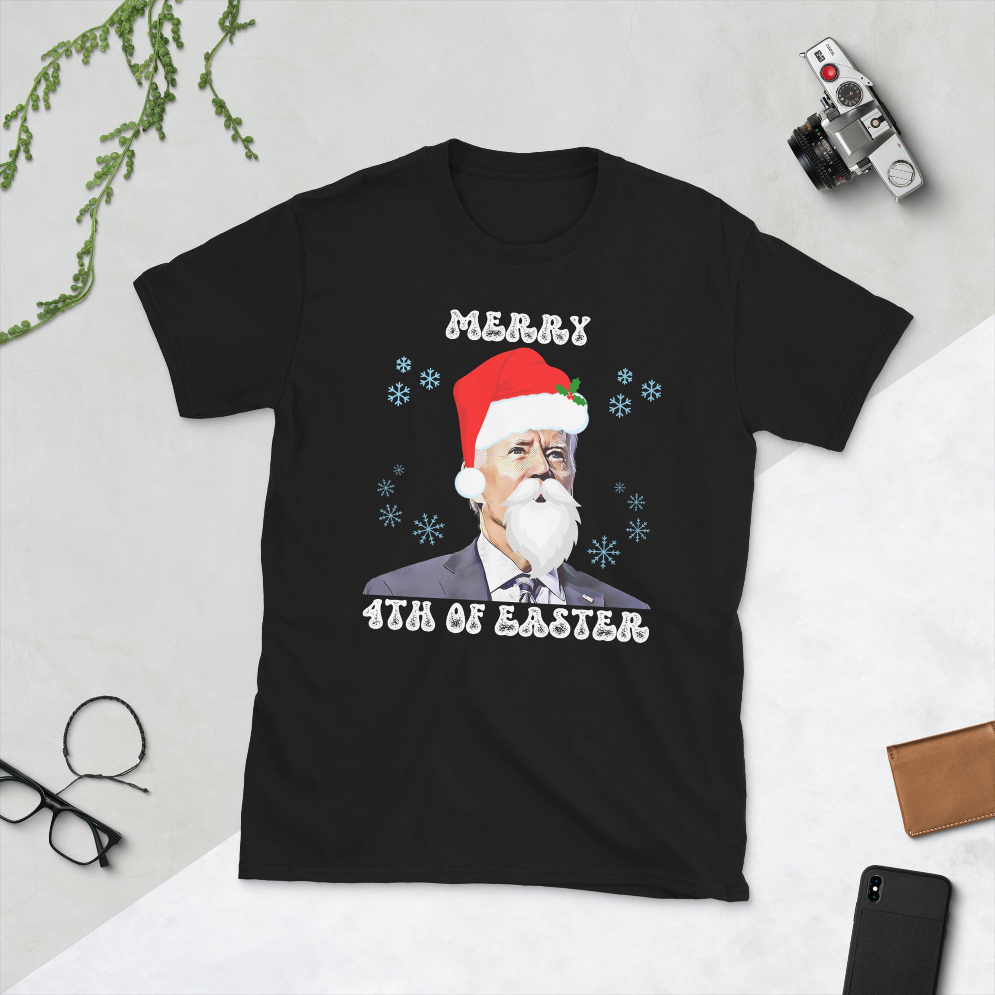 Merry 4th Of Easter Funny Xmas Joe Biden Confused, Anti Joe Biden Christmas Shirt, Funny Biden Xmas Tshirt, FJB Shirts Shirt - Madeinsea©