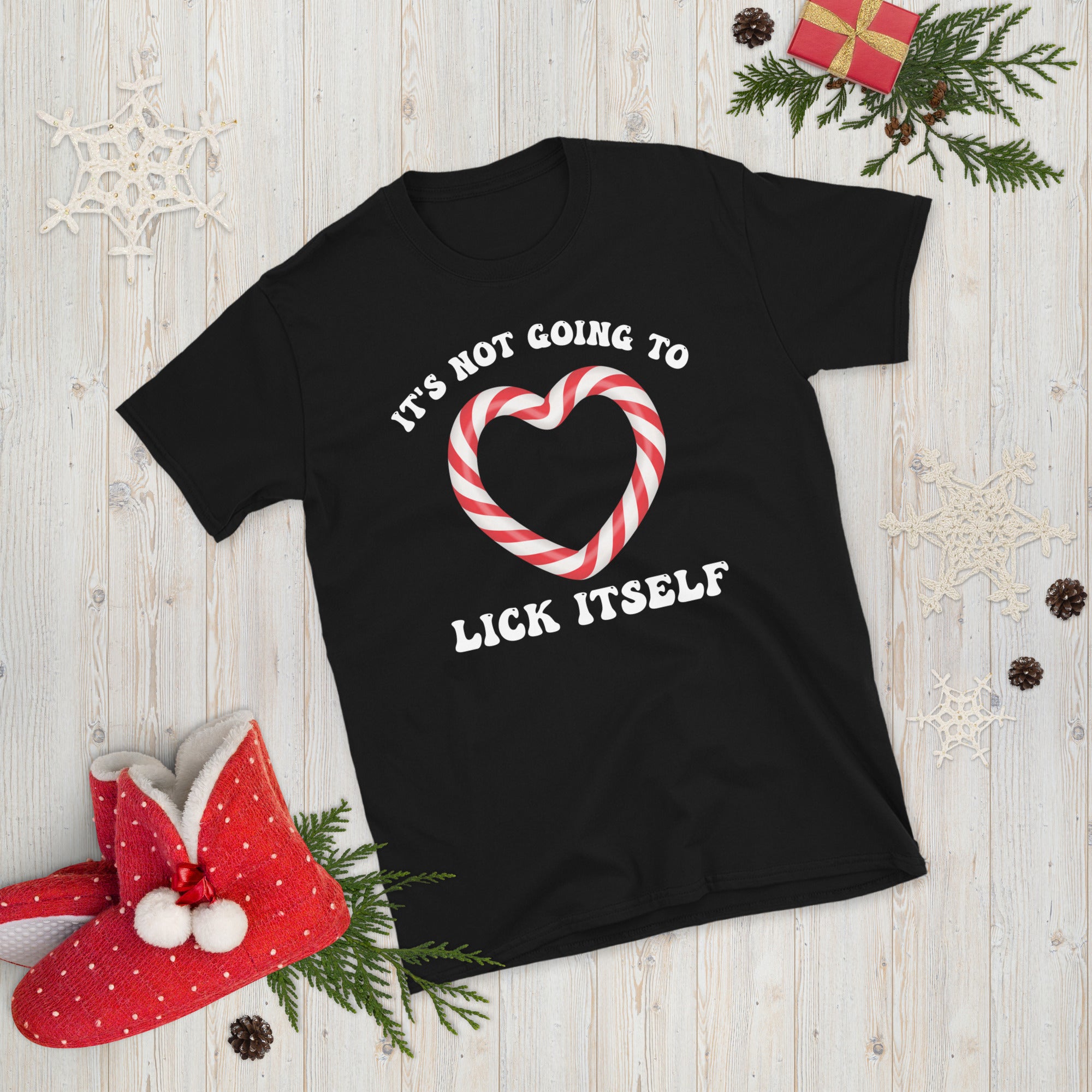 It's Not Going To Lick Itself, Xmas Sarcastic Shirt, Funny Christmas Shirt, Gifts For Christmas, Couples Gift, Naughty T-shirt, Xmas Gifts - Madeinsea©