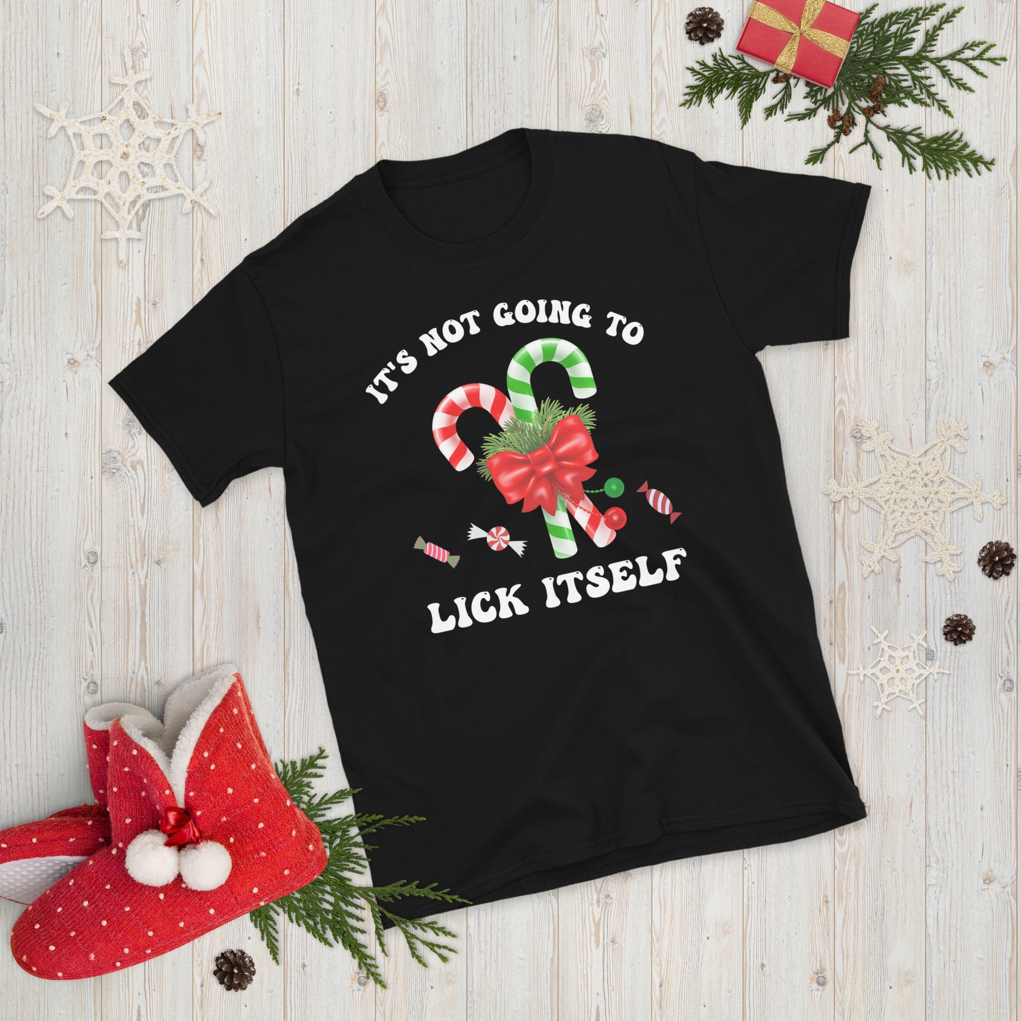 It's Not Going To Lick Itself, Xmas Sarcastic Shirt, Funny Christmas Shirt, Gifts For Christmas, Couples Gift, Naughty T-shirt, Xmas Gifts - Madeinsea©