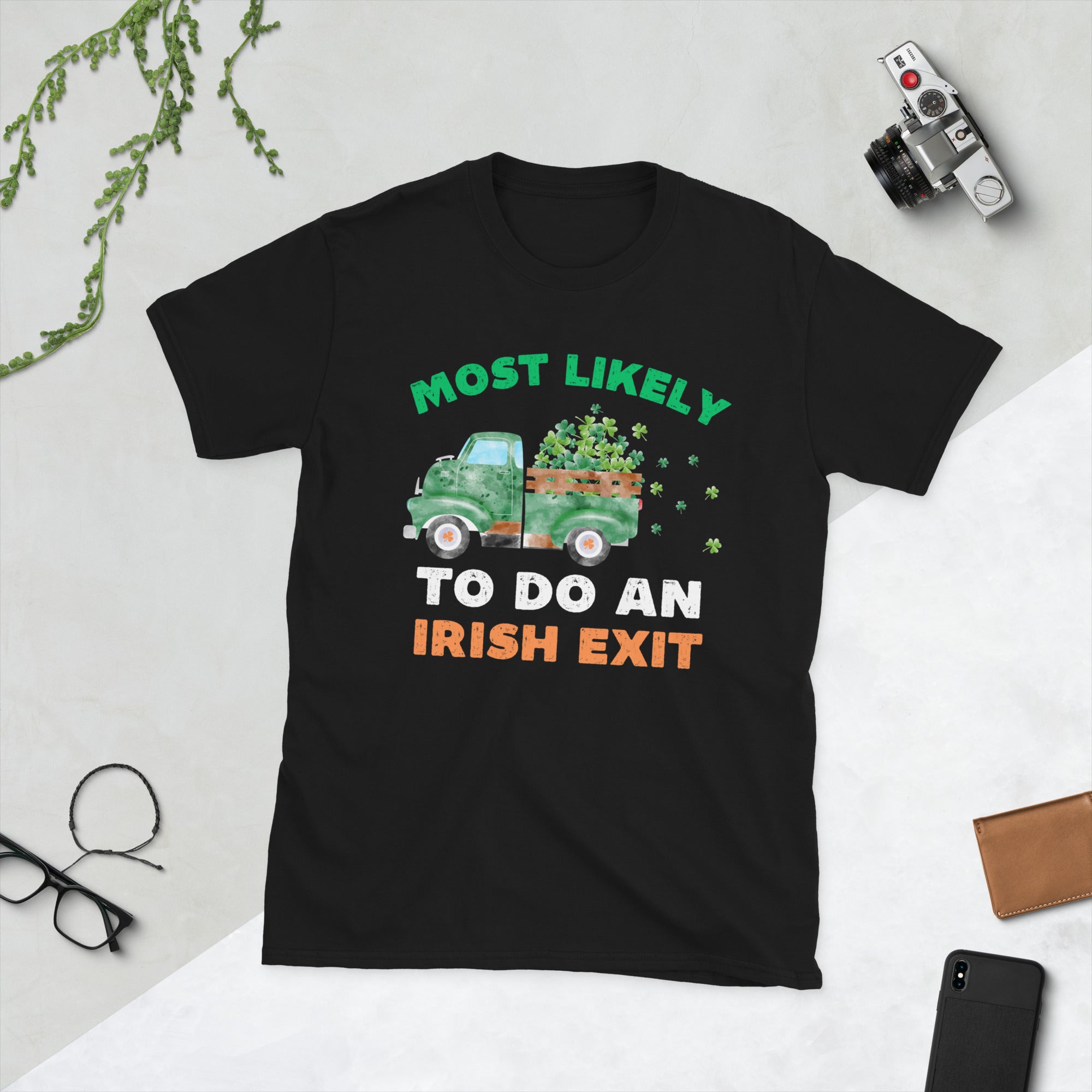 Most Likely To Do An Irish Exit Shirt, St Patricks Day Party Group Matching Tshirts, St Patricks Day Tee, Irish Gifts, Shamrock T Shirt - Madeinsea©