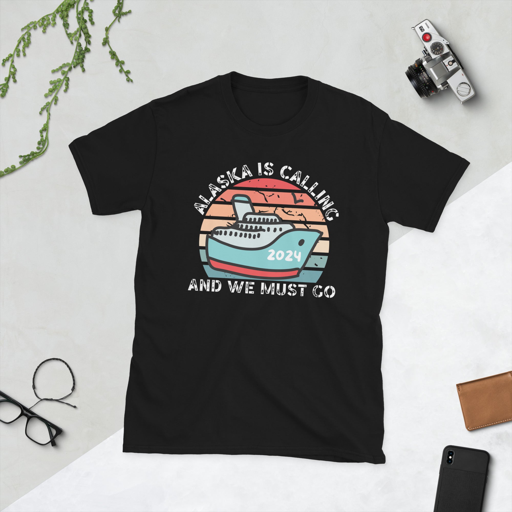 Alaska Is Calling And We Must Go, 2024 Alaska Trip Shirt, Alaska Cruise 2024, Matching Family Shirts, Alaska 2024 Tshirt, Alaska Trip Tee - Madeinsea©