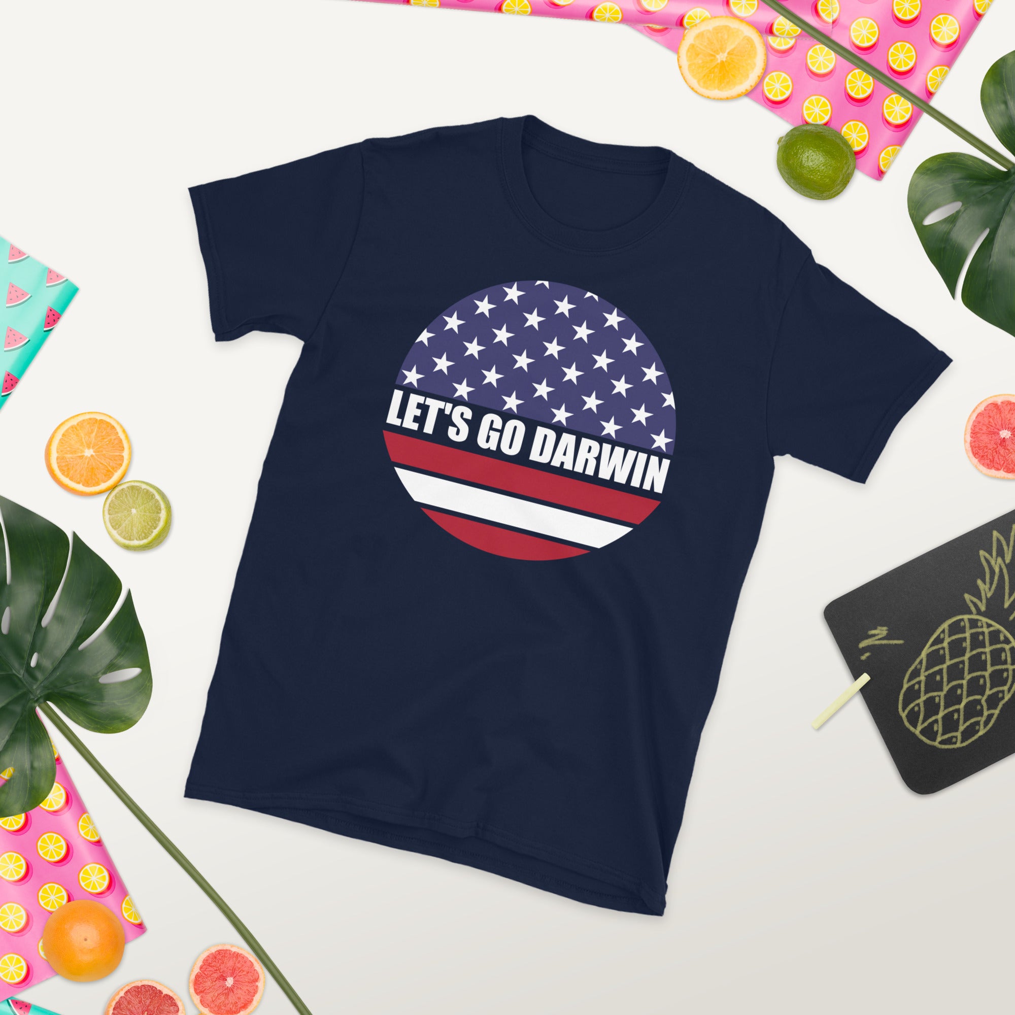Lets Go Darwin Shirt, Let's Go Darwin Tshirt, Fully Vaccinated Shirt, Pro Vaccine, Pro Biden, Funny Vaccinated Tee, Funny Democrat T Shirt - Madeinsea©