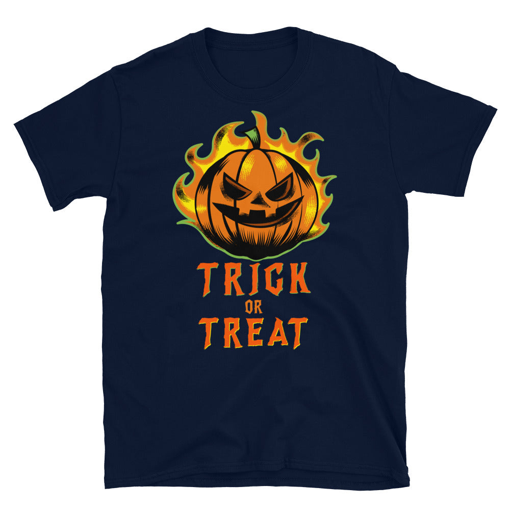 Trick or Treat TShirt, Expressive pumpkins, Spooky Halloween T Shirt, Halloween Pumpkin Shirt, Funny Halloween T-Shirt, Cute Pumpkin Gifts - Madeinsea©