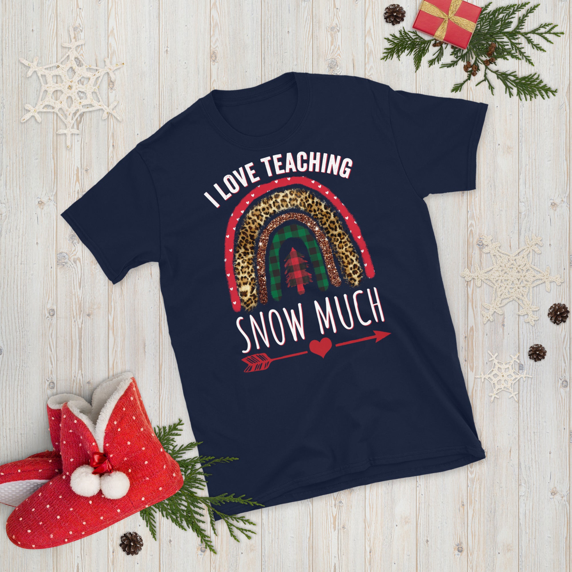I Love Teaching Snow Much Shirt, Funny Winter Shirt for Teachers, Xmas Gift For Teacher, Teacher Christmas Shirt, Snow Day Shirt, Xmas Gifts