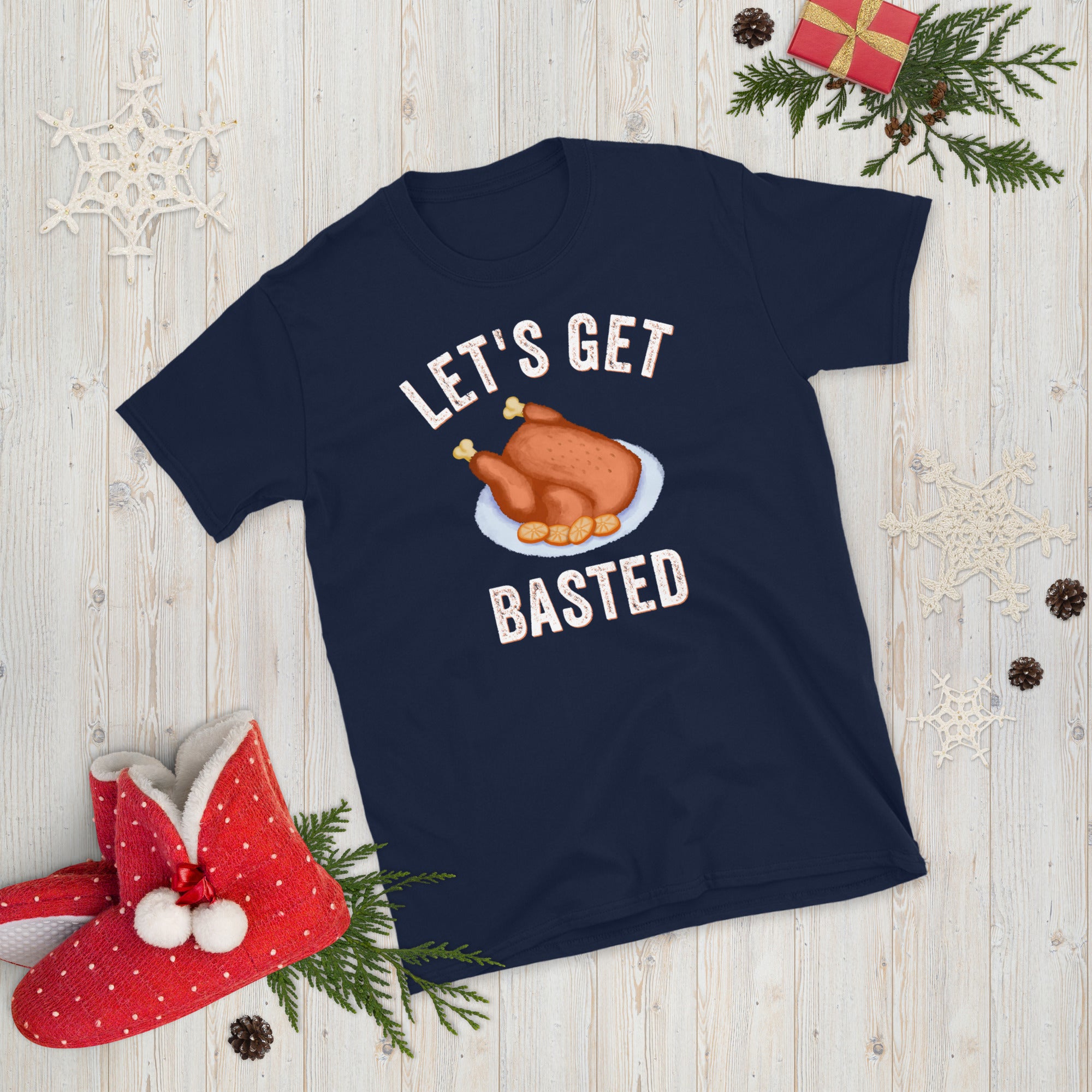 Let's Get Basted Shirt, Thanksgiving T Shirt, Mom Thanksgiving, Family Thanksgiving Shirt, Funny Thanksgiving Gift Shirt - Madeinsea©