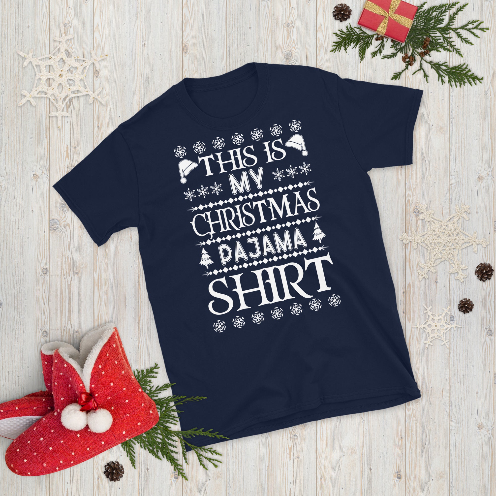 Christmas Party Shirt, Funny Christmas Shirt, Christmas Party Gift, This Is My Christmas Pajama Funny Christmas Pajamas Family Christmas Tee - Madeinsea©