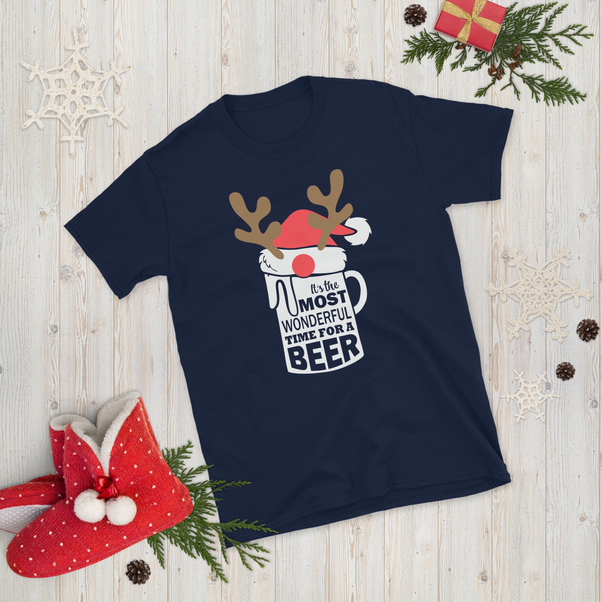 Christmas Beer Shirt, Most Wonderful Time for a Beer, Husband Christmas Gift, Husband Christmas Shirt, Beer Lover Gift, Beer Reindeer Shirt - Madeinsea©