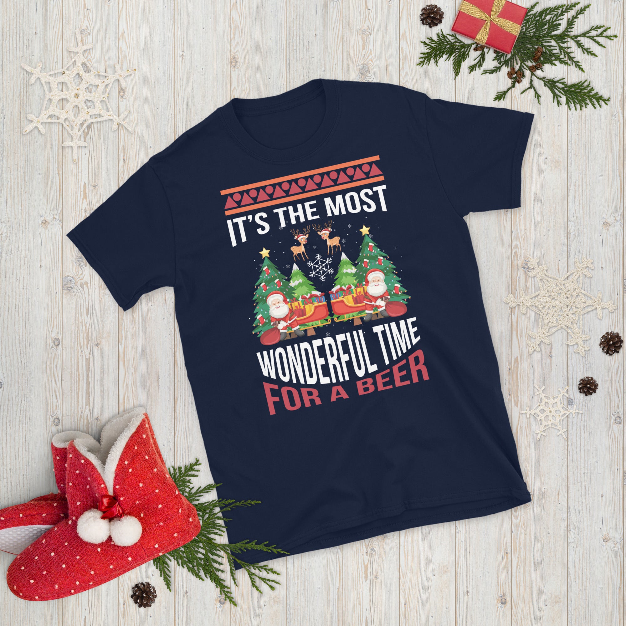 Christmas Beer Shirt, Most Wonderful Time for a Beer, Husband Christmas Gift, Husband Christmas Shirt, Beer Lover Gift, Ugly Christmas Shirt - Madeinsea©