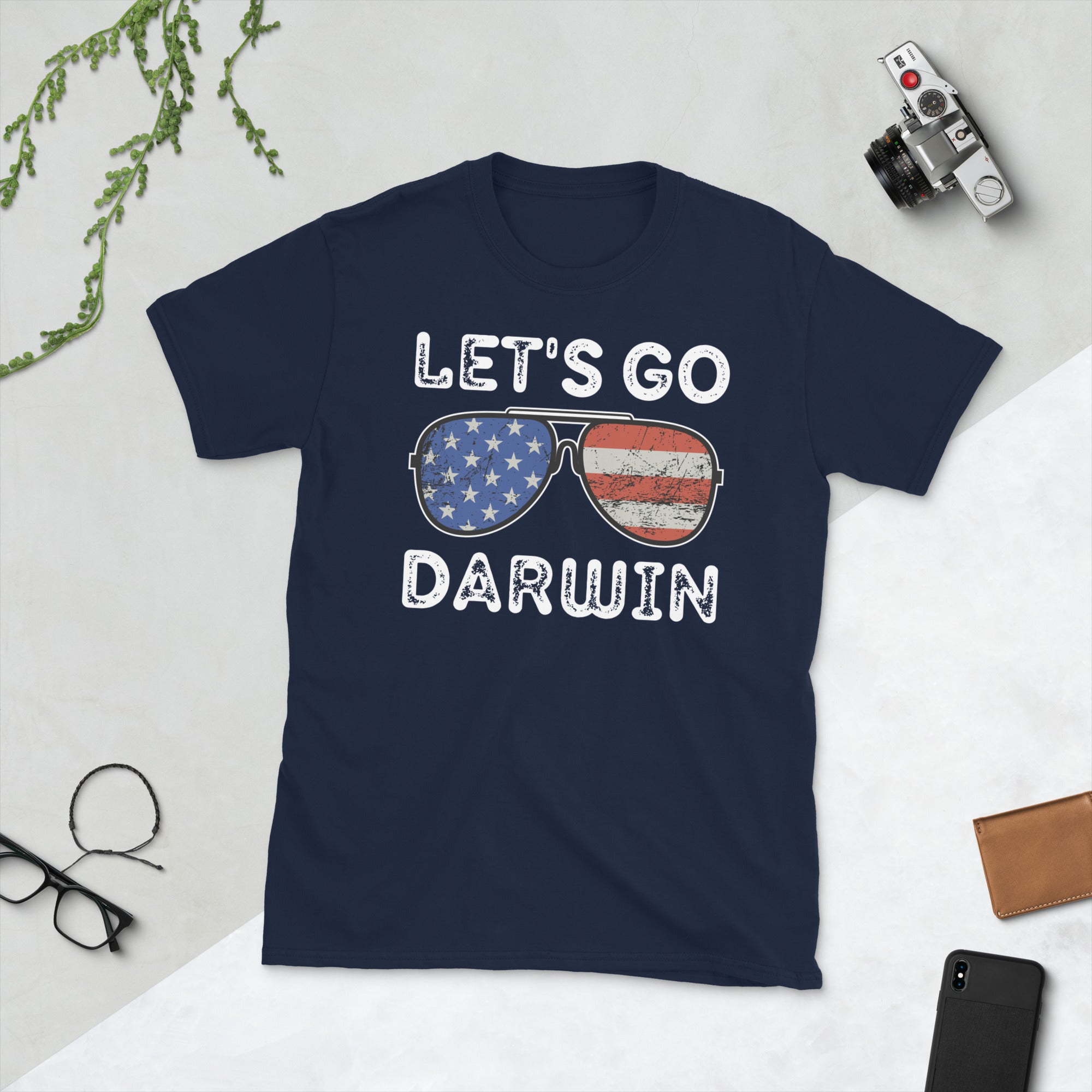 Lets Go Darwin Shirt, Let's Go Darwin TShirt, Fully Vaccinated T-Shirt, Pro Vaccine, Pro Biden, Funny Vaccinated Shirt, Funny Democrat Gifts - Madeinsea©