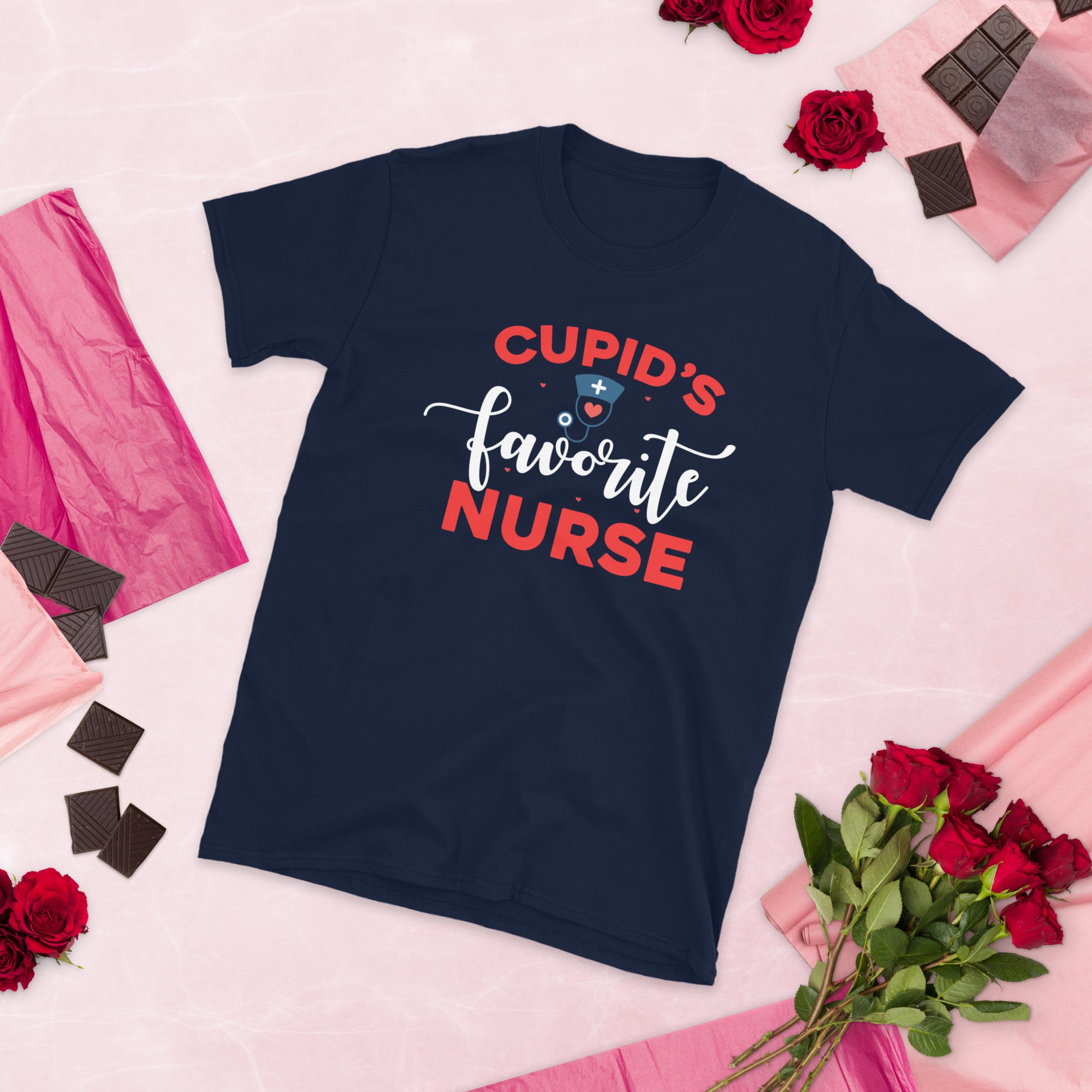 Nurse Valentine Shirt, Valentine's Day Shirt, Cupid's Favorite Nurse, Nursing Student, RN Gifts, Nurse TShirts, Nurse Valentine's Day Tee - Madeinsea©