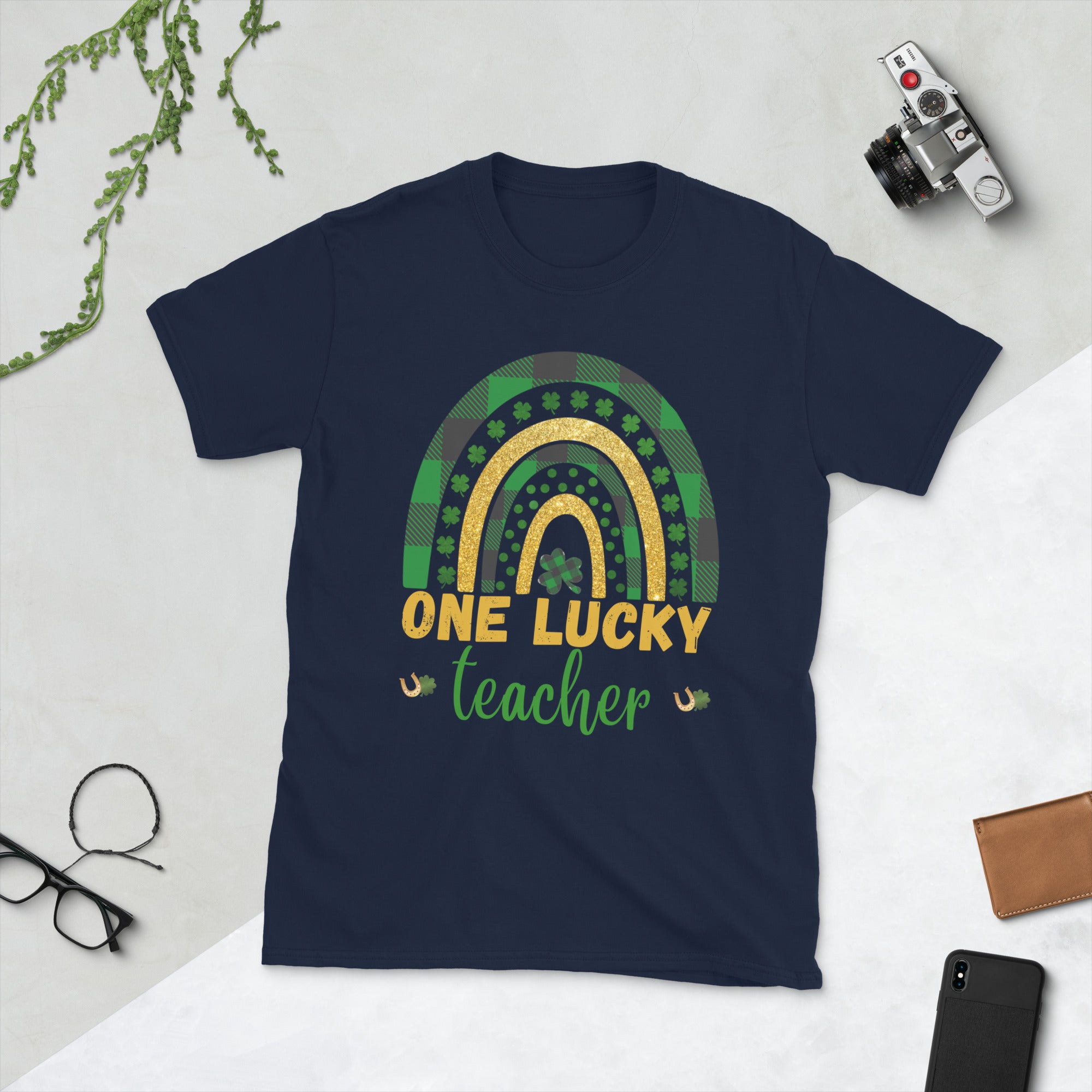 One Lucky Teacher Rainbow Shirt, St Patricks Day Teacher Shirt,Lucky Shirt, St Patricks Shirt, Shamrock Shirt, St Pattys Shirt,Teacher Gifts - Madeinsea©
