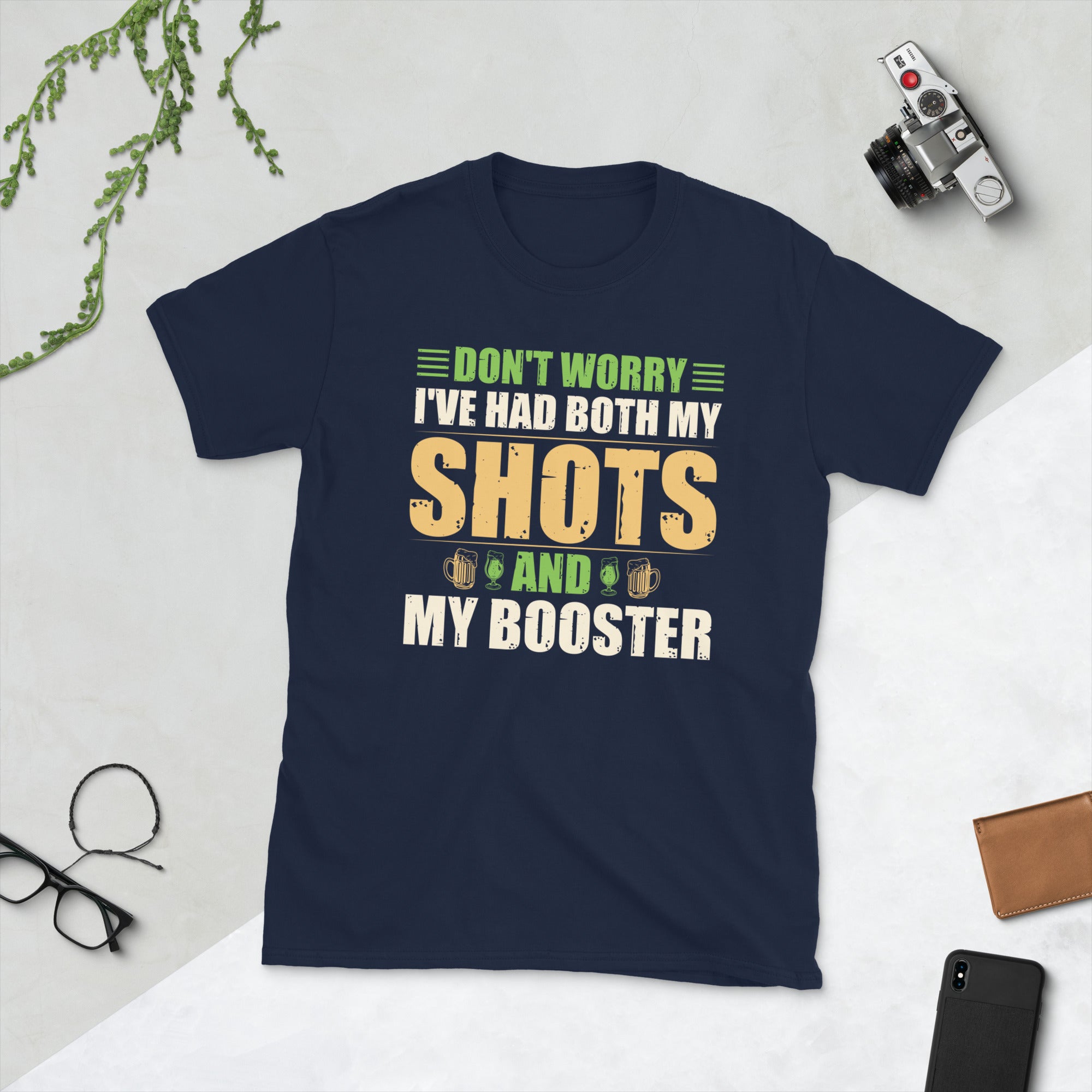 Don't Worry I've Had Both Of My Shots And Booster TShirt, Funny Vaccination Gifts, Funny Vaccination Tequila Shirt, Booster Shot T Shirt