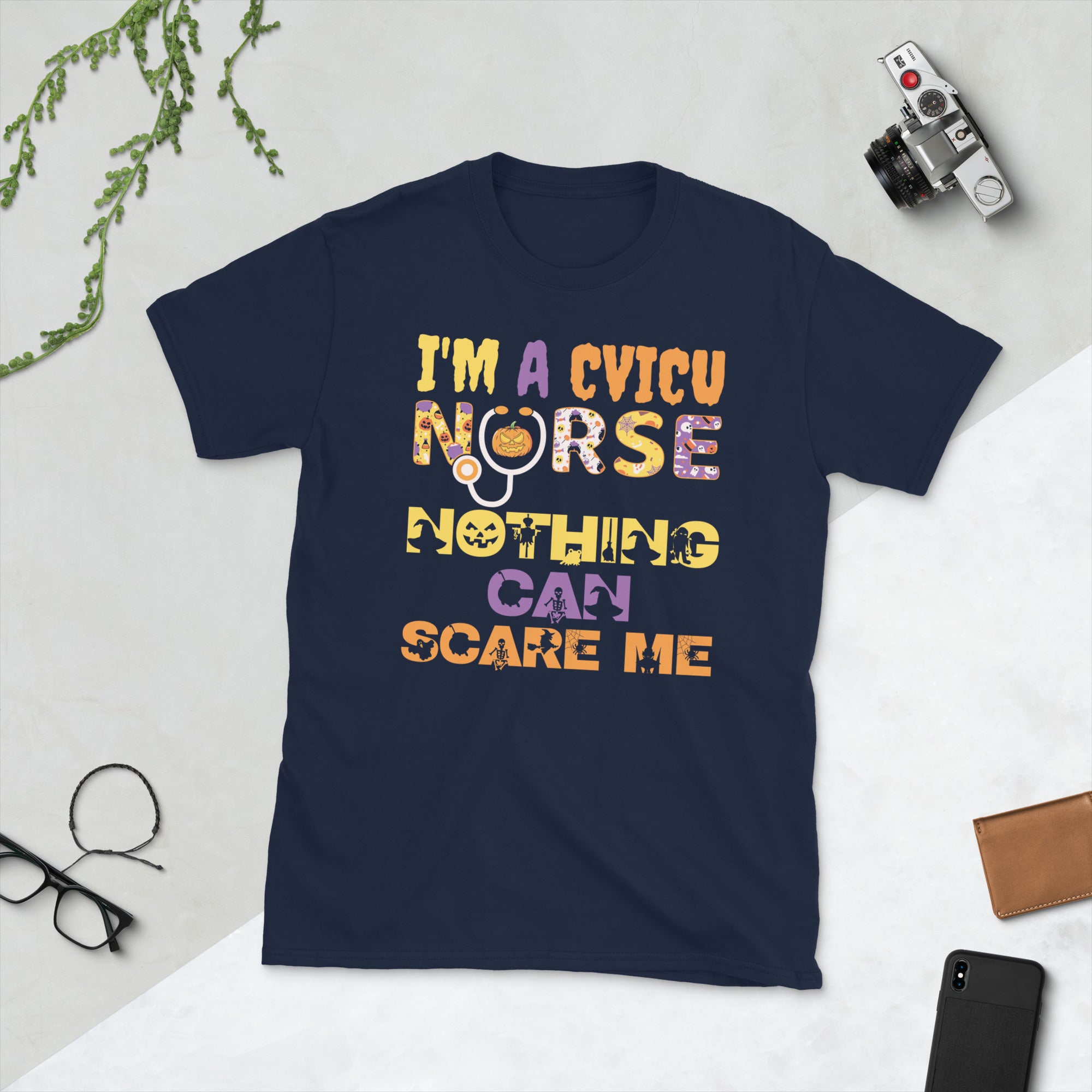Im A CVICU Nurse Nothing Can Scare Me, Halloween Nurse Shirt, Cardiovascular Intensive Care Unit Nurse, RN Halloween Gifts, Spooky Nurse Tee - Madeinsea©