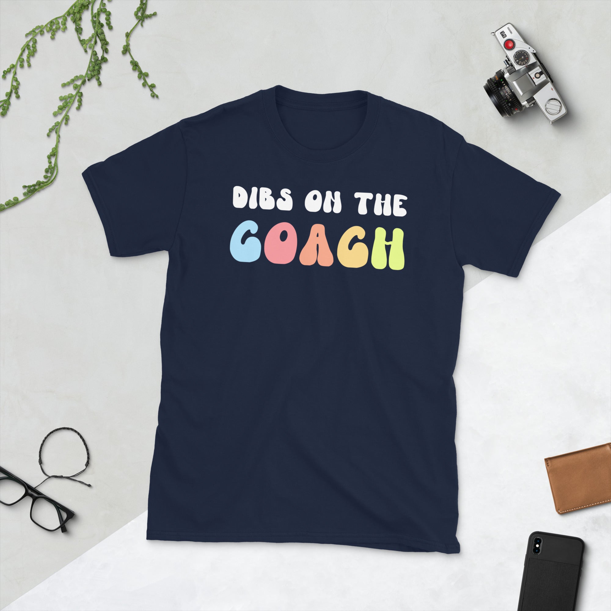 Dibs On The Coach Shirt, Football Mom Groovy Tshirt, Rugby Lover Tshirt, Coach's Wife Shirt, American Football Shirt, Funny Coach Gifts - Madeinsea©