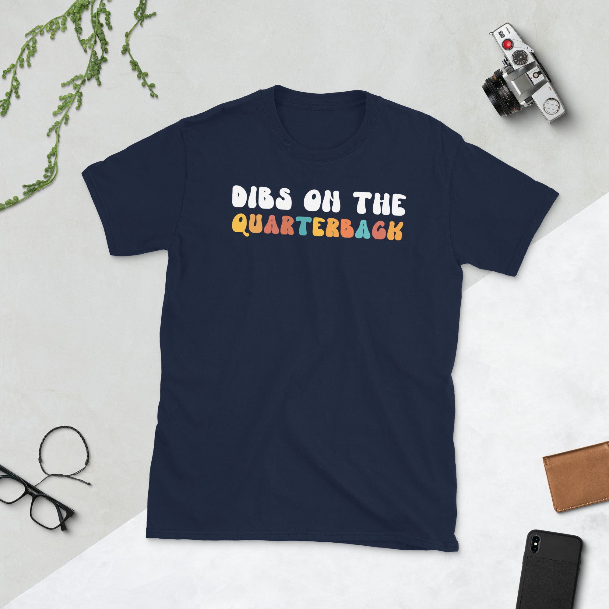 Dibs On The Quarterback, Football Wife Shirt, Football Wife Gifts, Football Girlfriend Shirt, Football Girlfriend Gift, Rugby Player Tshirt - Madeinsea©