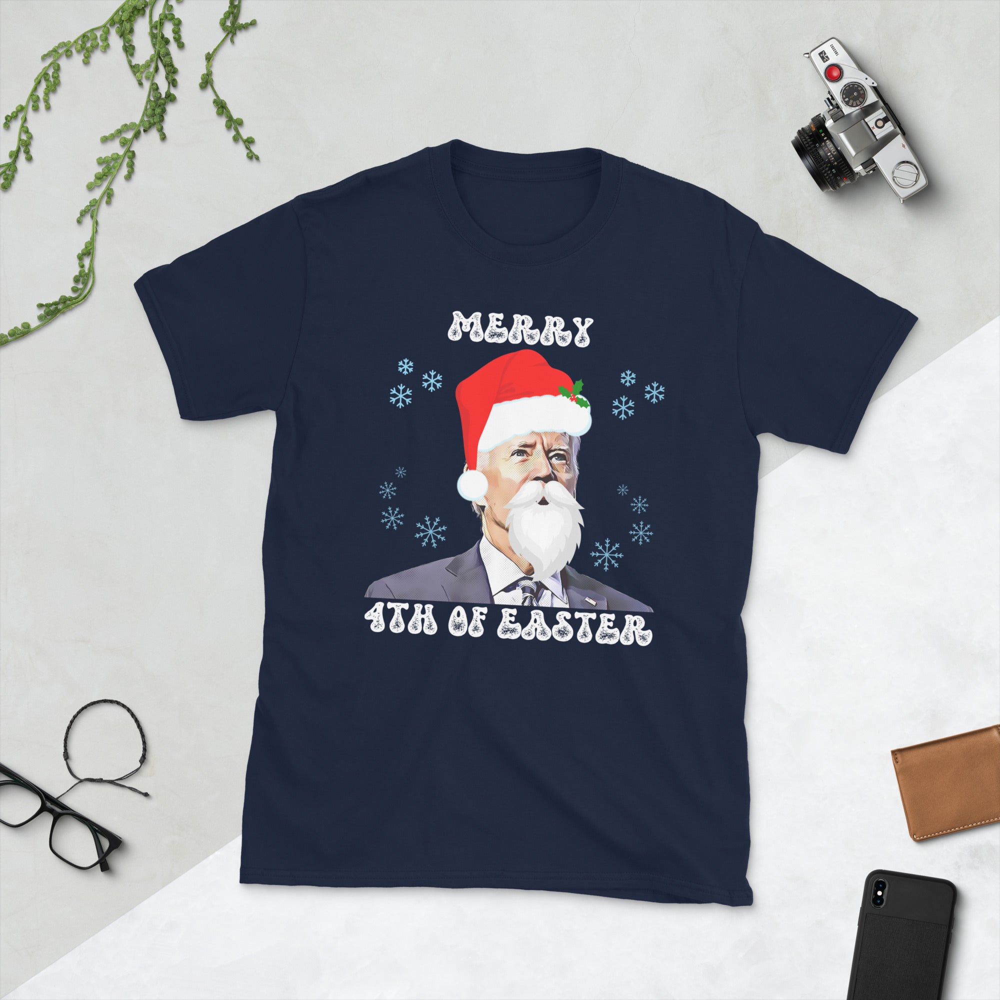 Merry 4th Of Easter Funny Xmas Joe Biden Confused, Anti Joe Biden Christmas Shirt, Funny Biden Xmas Tshirt, FJB Shirts Shirt - Madeinsea©