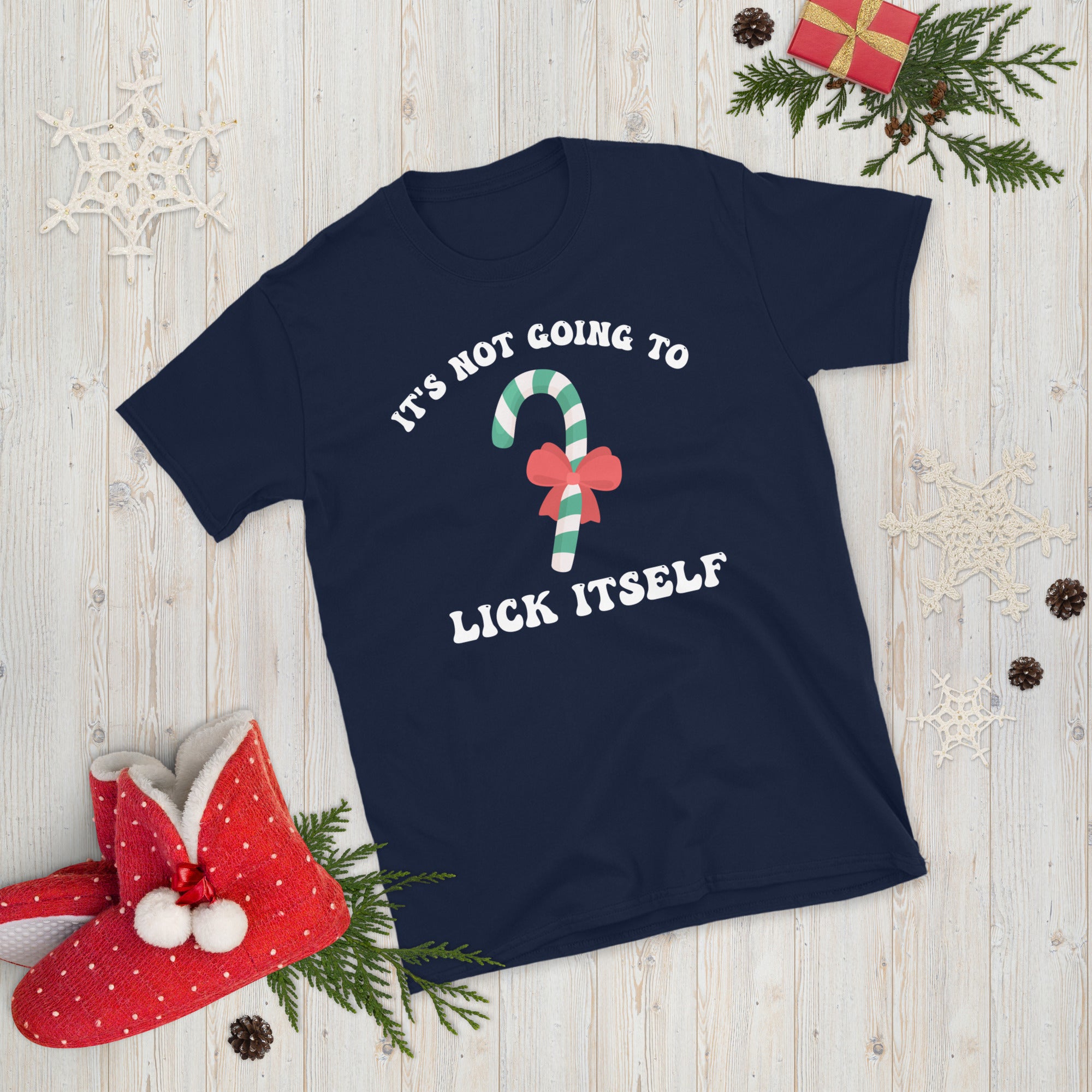 It's Not Going To Lick Itself, Xmas Sarcastic Shirt, Funny Christmas Shirt, Gifts For Christmas, Couples Gift, Naughty T-shirt, Xmas Gifts - Madeinsea©
