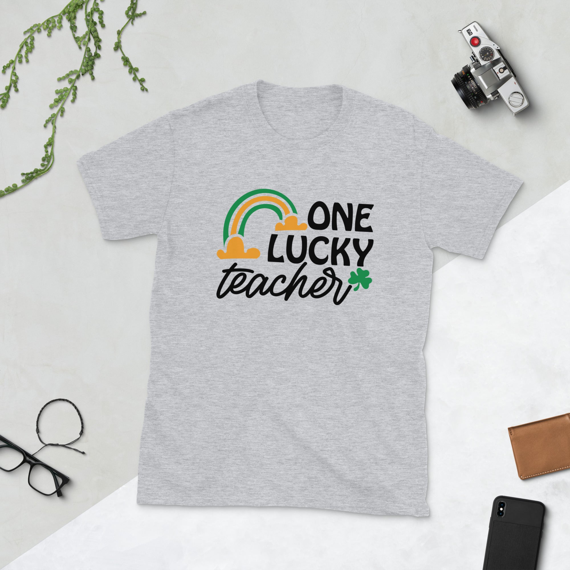 One Lucky Teacher Shirt, St Patricks Day Teacher Shirt,Lucky TShirt, St. Patricks Gifts, Shamrock Shirt, St. Patty's Shirt,Teacher Shirts - Madeinsea©