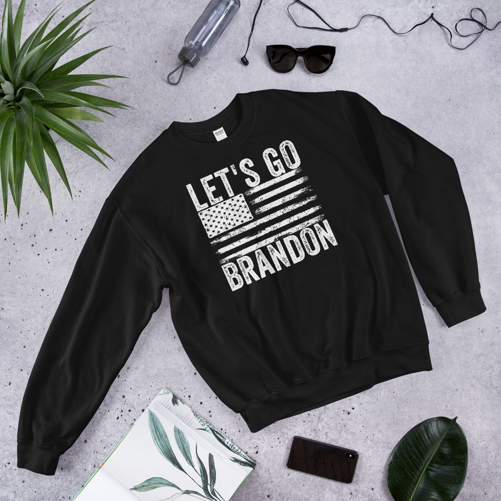 Let's Go Brandon Sweatshirt, Lets go brandon, Funny Joe Biden Sweatshirt, FJB Sweatshirt, Joe Biden Chant, Funny Biden Meme, Anti Biden Pun - Madeinsea©