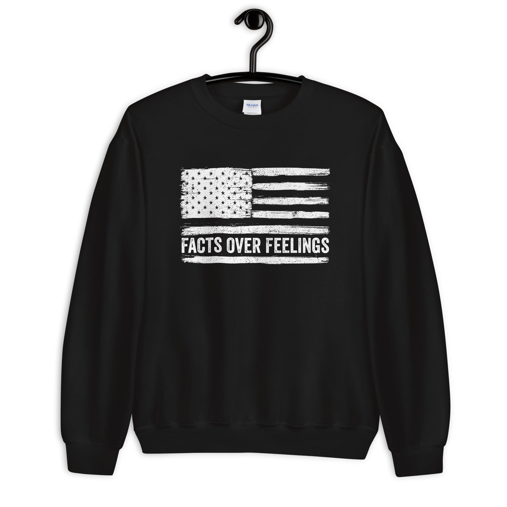 Facts Over Feelings, Facts Matter Sweater, Facts Don't Care About Your Feelings Shirt, Republican Sweatshirt, Conservative Gift, USA Flag - Madeinsea©
