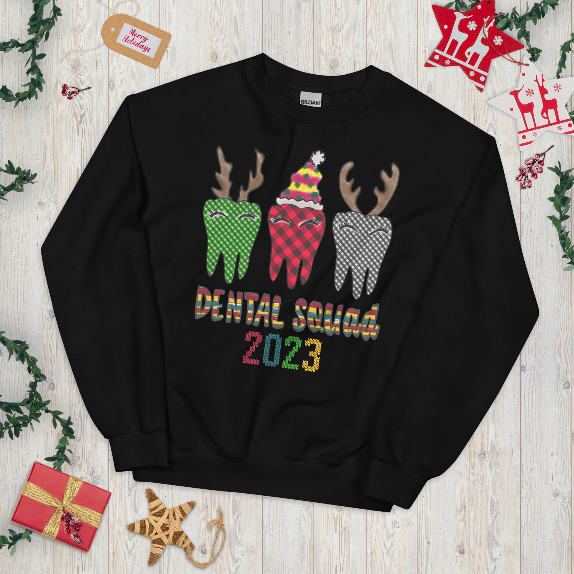 Dentist Crew Christmas Sweatshirt, Dentist Christmas Shirt, Dental Assistant Gift, Xmas Dental Sweater, Dentist Crew, Funny Dentist Crewneck - Madeinsea©