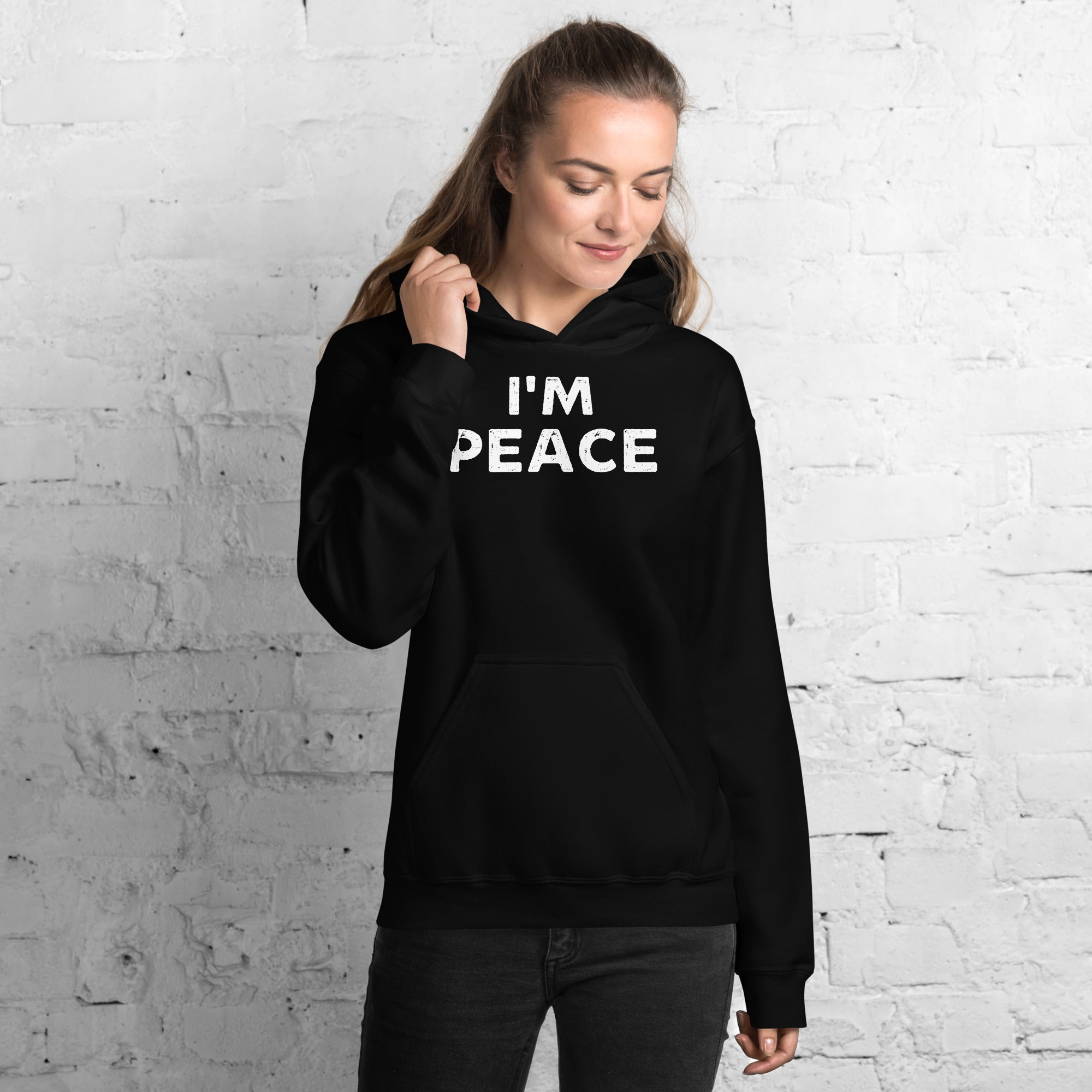 Im Peace Couple Hoodie, I Come In Peace Couple Shirt, Funny Matching Hoodies, Halloween Couples Hoodie, Matching Shirts For Halloween - Madeinsea©