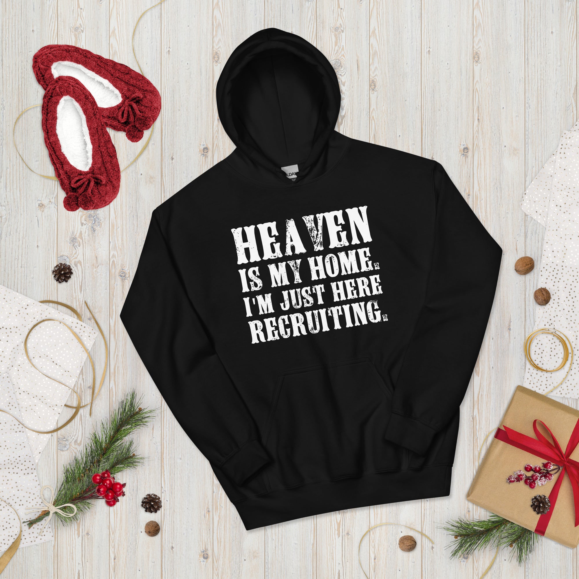 Heaven Is My Home I'm Just Here Recruiting Jesus Christian Shirt, Jesus Hoodie, Pastor Gifts, Christian Gifts, Funny Priest Shirt - Madeinsea©