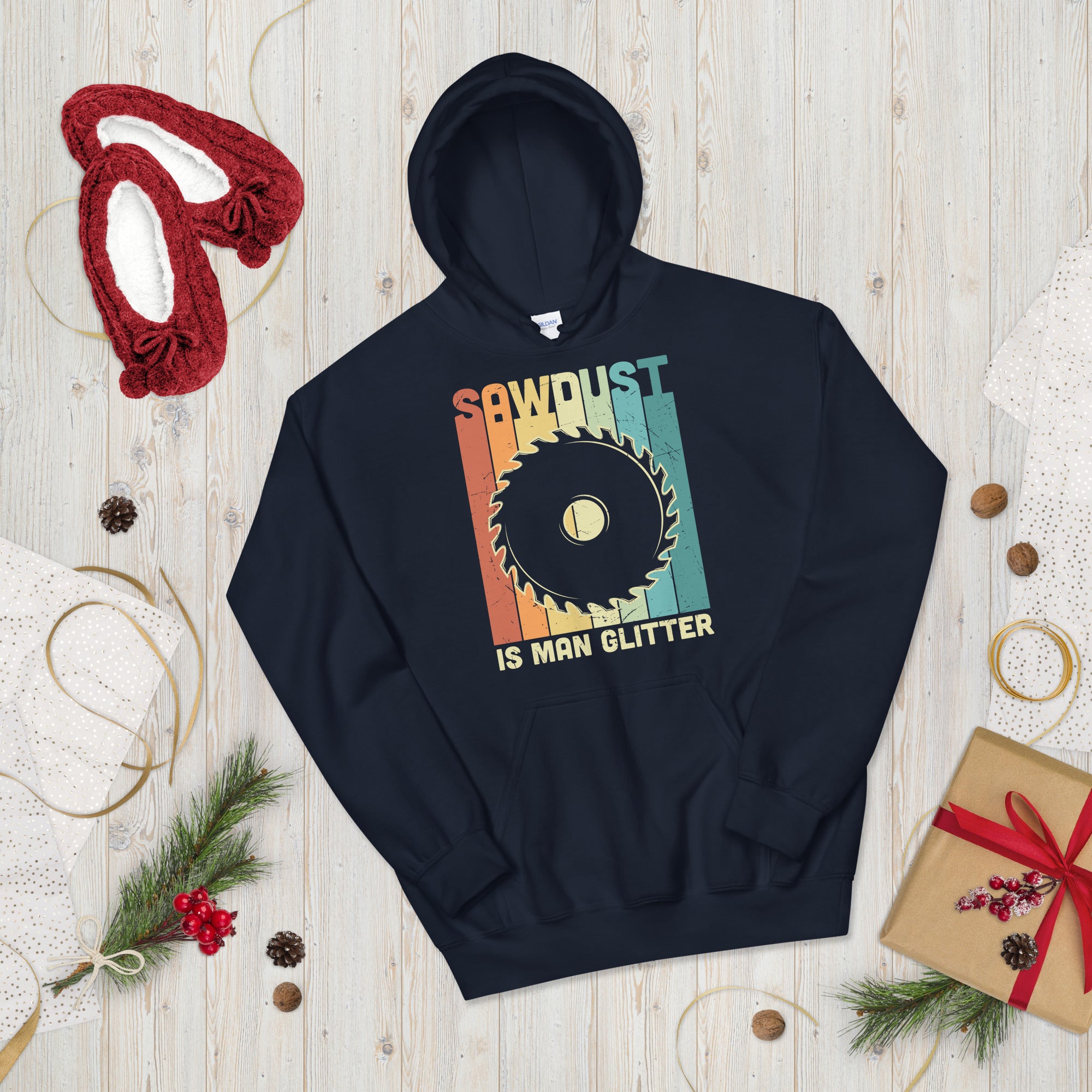 Woodworking Hoodie, Carpenter Gift, Woodworker Gift, Lumberjack Hoodie, Logger Gift, Sawdust Is Man Glitter, Arborist Gifts, Funny Hoodie - Madeinsea©