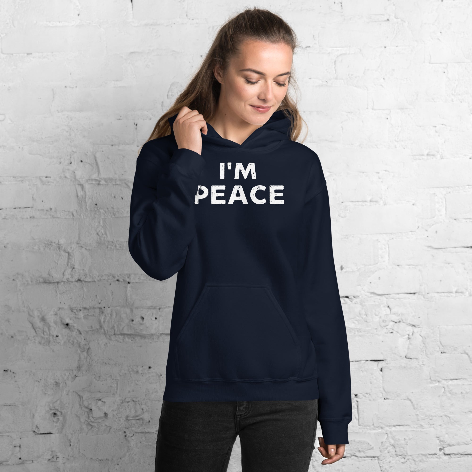 Im Peace Couple Hoodie, I Come In Peace Couple Shirt, Funny Matching Hoodies, Halloween Couples Hoodie, Matching Shirts For Halloween - Madeinsea©