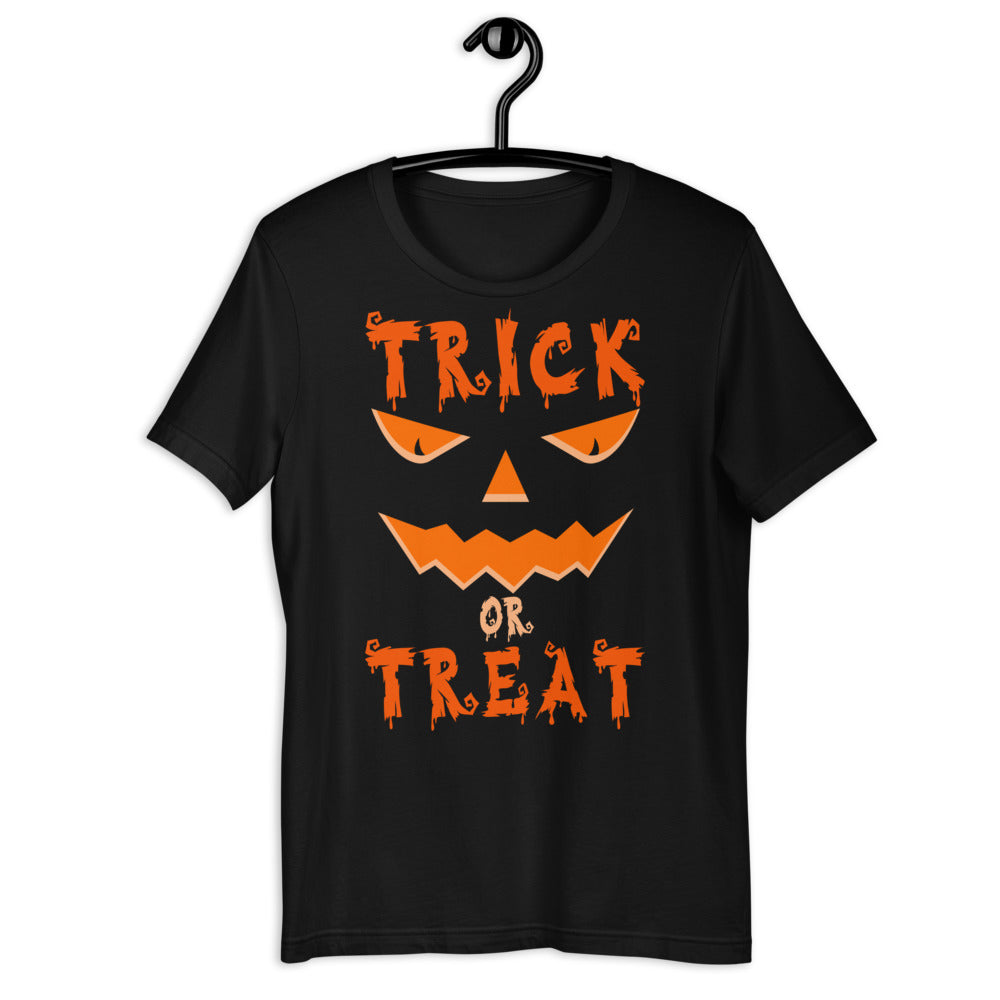 Trick or Treat Shirt, Ausdrucksvolle Kürbisse, Gruseliges Halloween T-Shirt, Halloween Kürbis Shirt, Lustiges Halloween T-Shirt, Süße Kürbis Geschenke