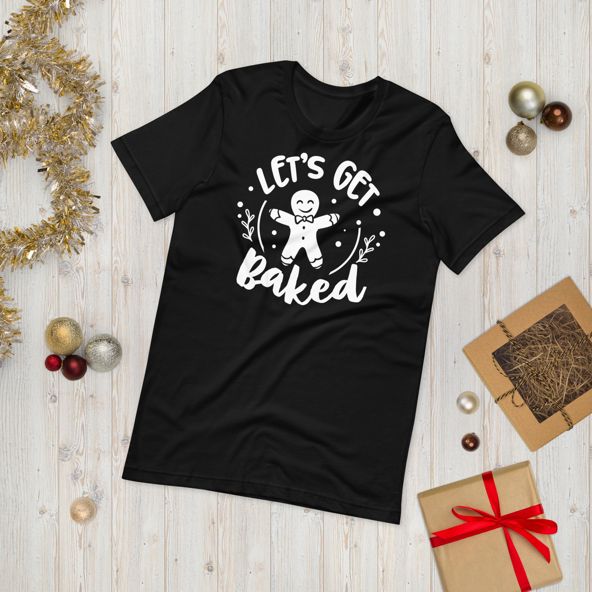 Let's Get Baked Shirt, Christmas Shirt, Funny Christmas Shirt, Christmas Pajama, Gingerbread Shirt, Cute Christmas Shirt, Gingerbread Man - Madeinsea©