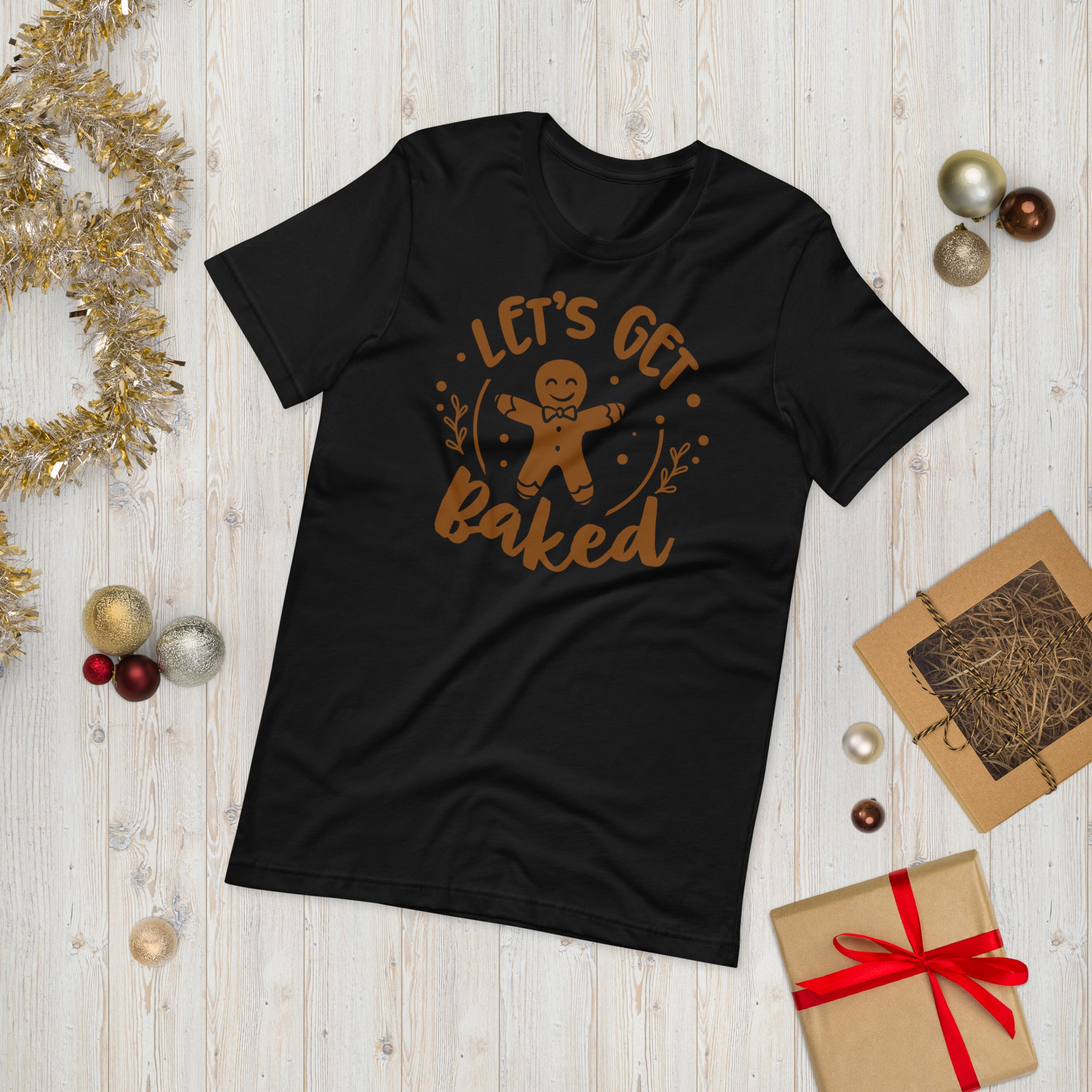 Let's get Baked Shirt, Funny Christmas Shirt, Couples Christmas Shirt, Christmas Tee, Christmas Baking Shirt, Gingerbread Shirt, Funny Xmas - Madeinsea©