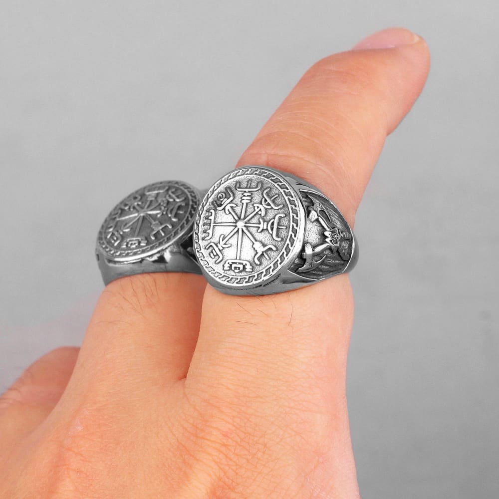 Viking Compass Ring