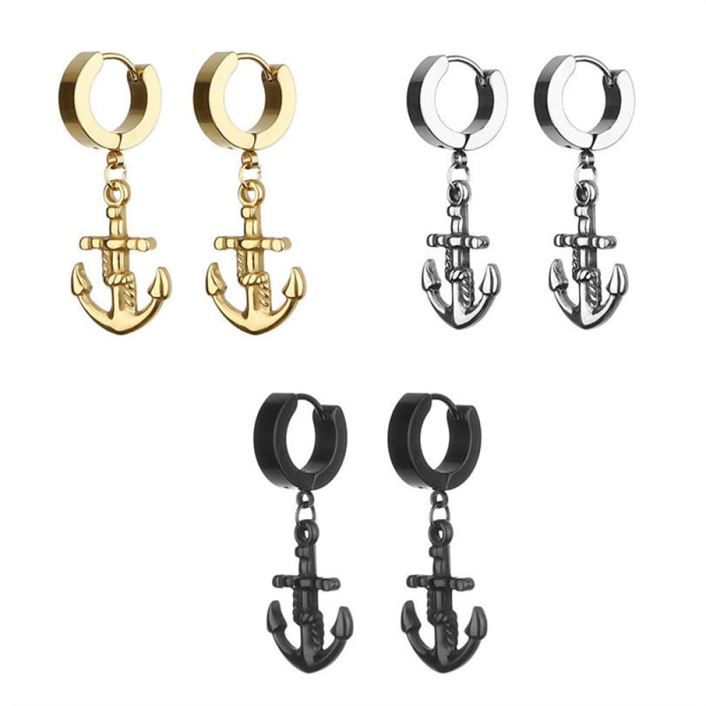 Vintage Anchor Earrings