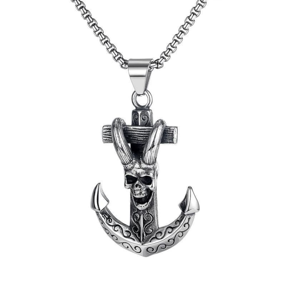 Vintage Anchor Necklace