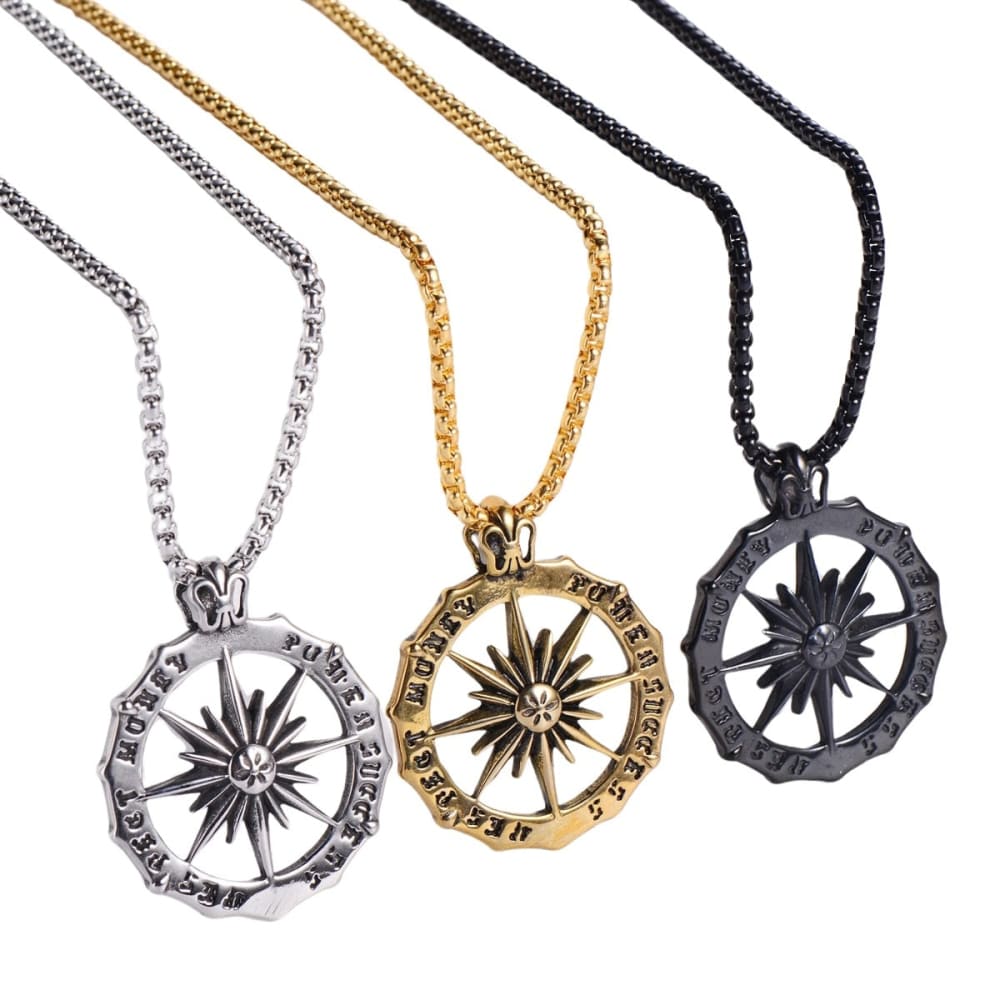 Vintage Compass Necklace