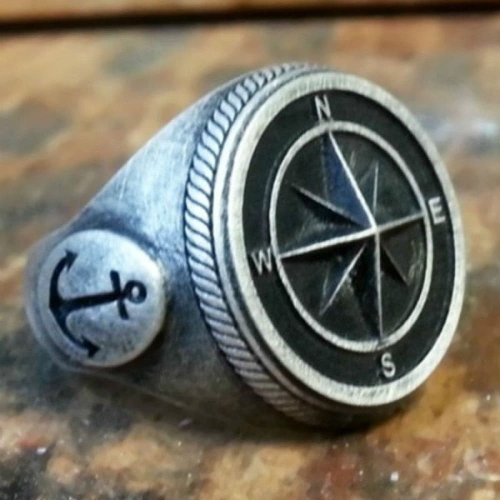 Vintage Compass Ring
