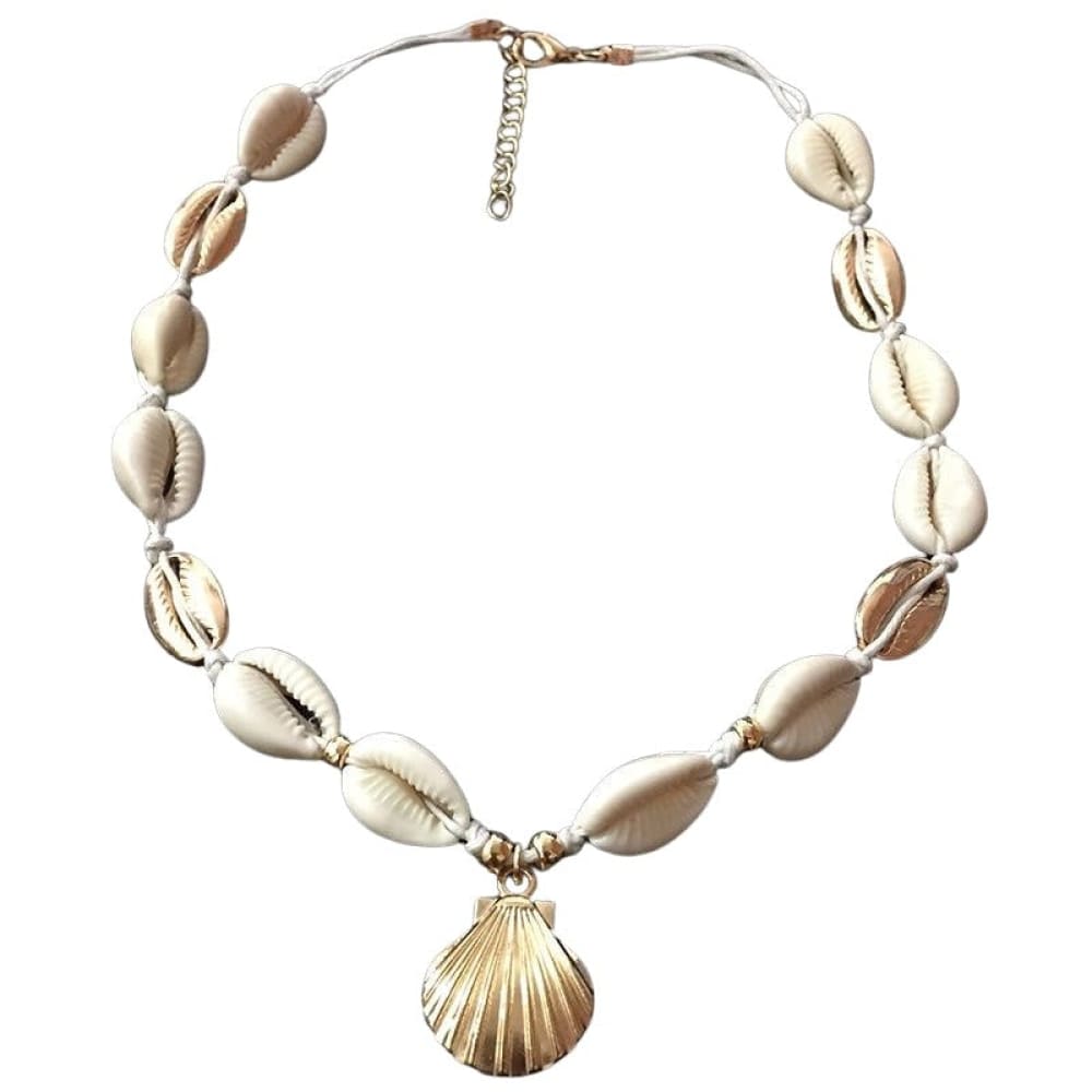 Vintage Cowrie Shell Necklace