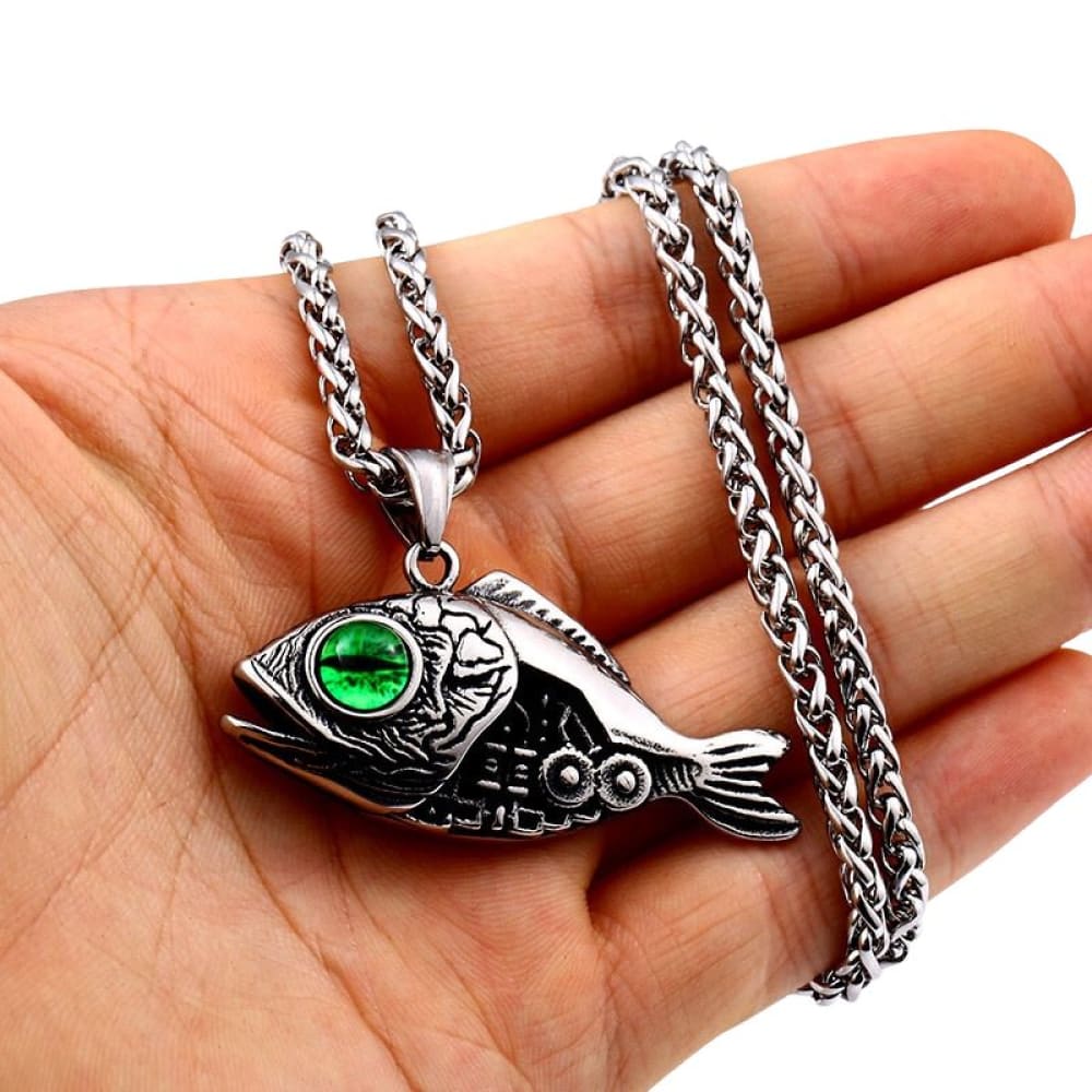 Vintage Fish Necklace Pendant